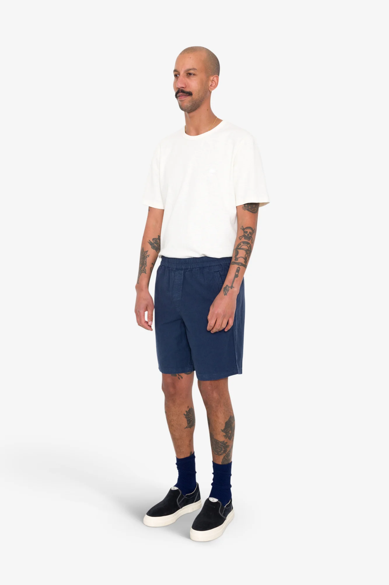 Assembly Short - Soft Navy Linen - Image 3