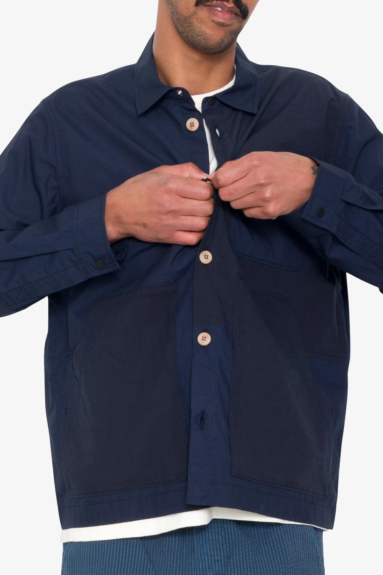 Assembly Worker Jacket - Dark Navy - Image 9