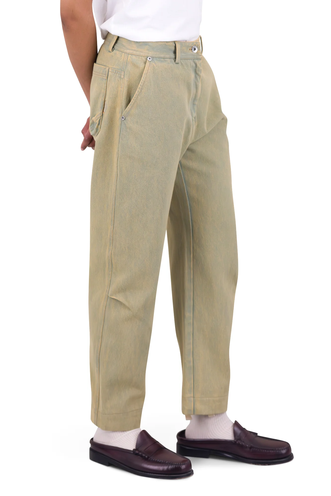 Barrel Trousers - Bleached Denim SS25 - Image 6