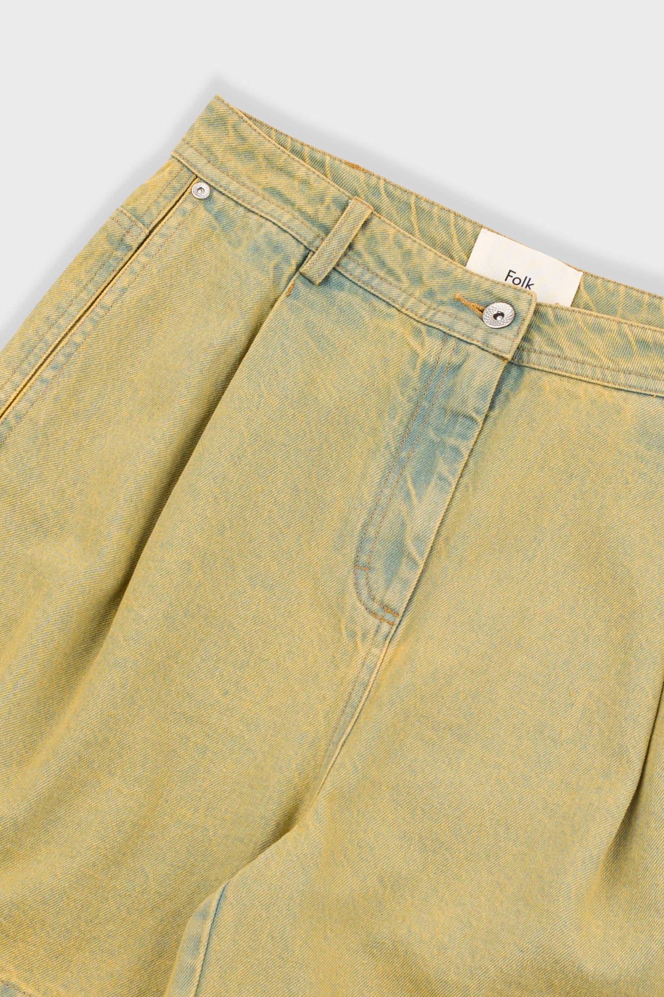 Boyfriend Shorts - Bleached Denim - Image 5