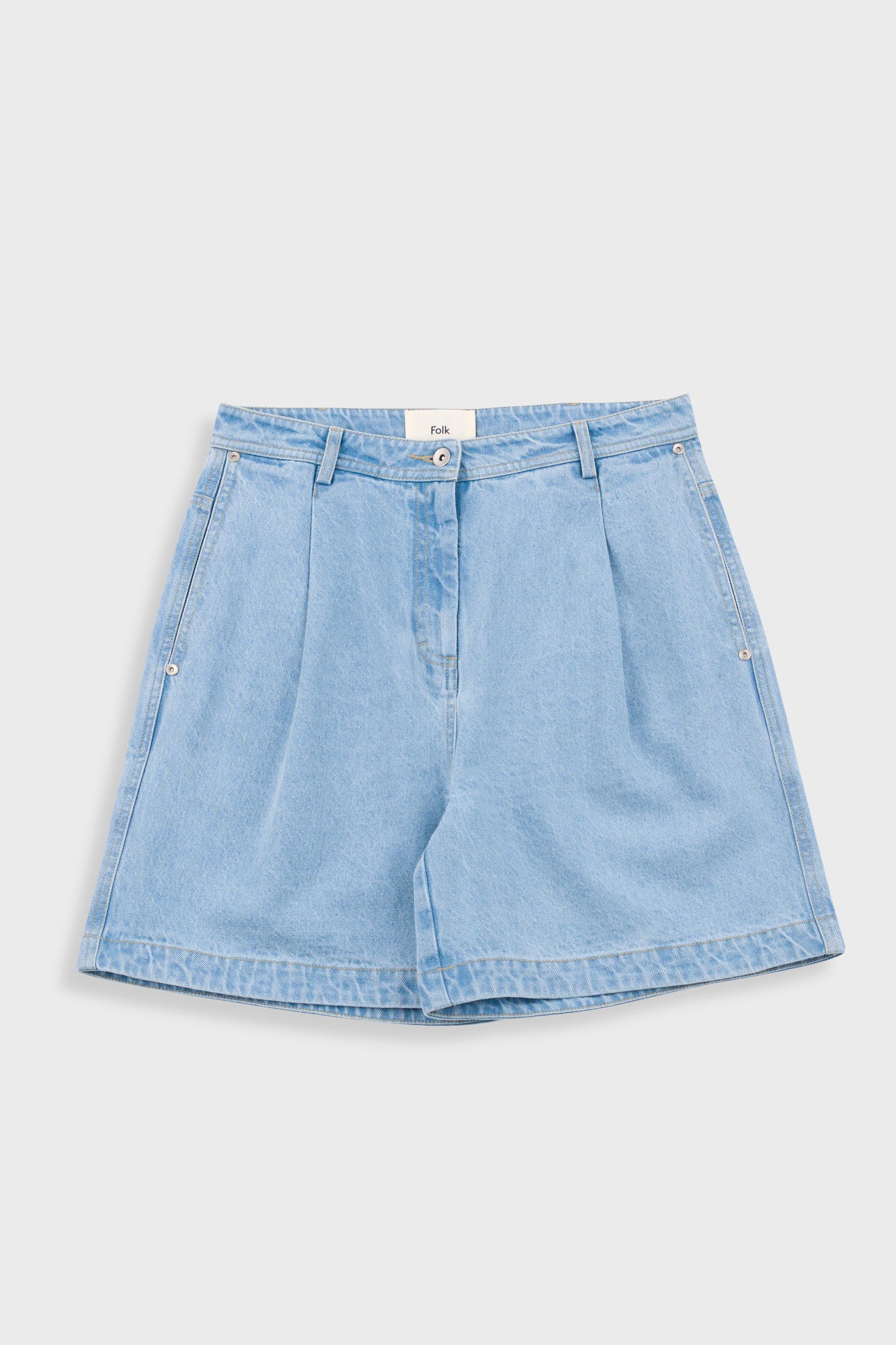 Boyfriend Shorts - Heavy Bleached Denim