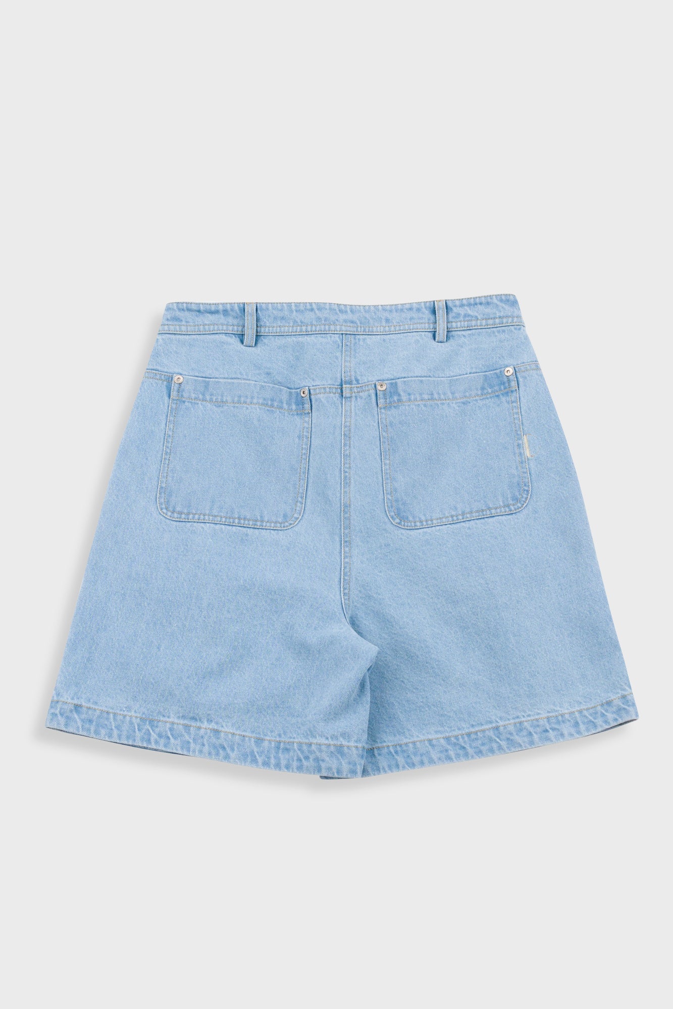 Boyfriend Shorts - Heavy Bleached Denim - Image 3