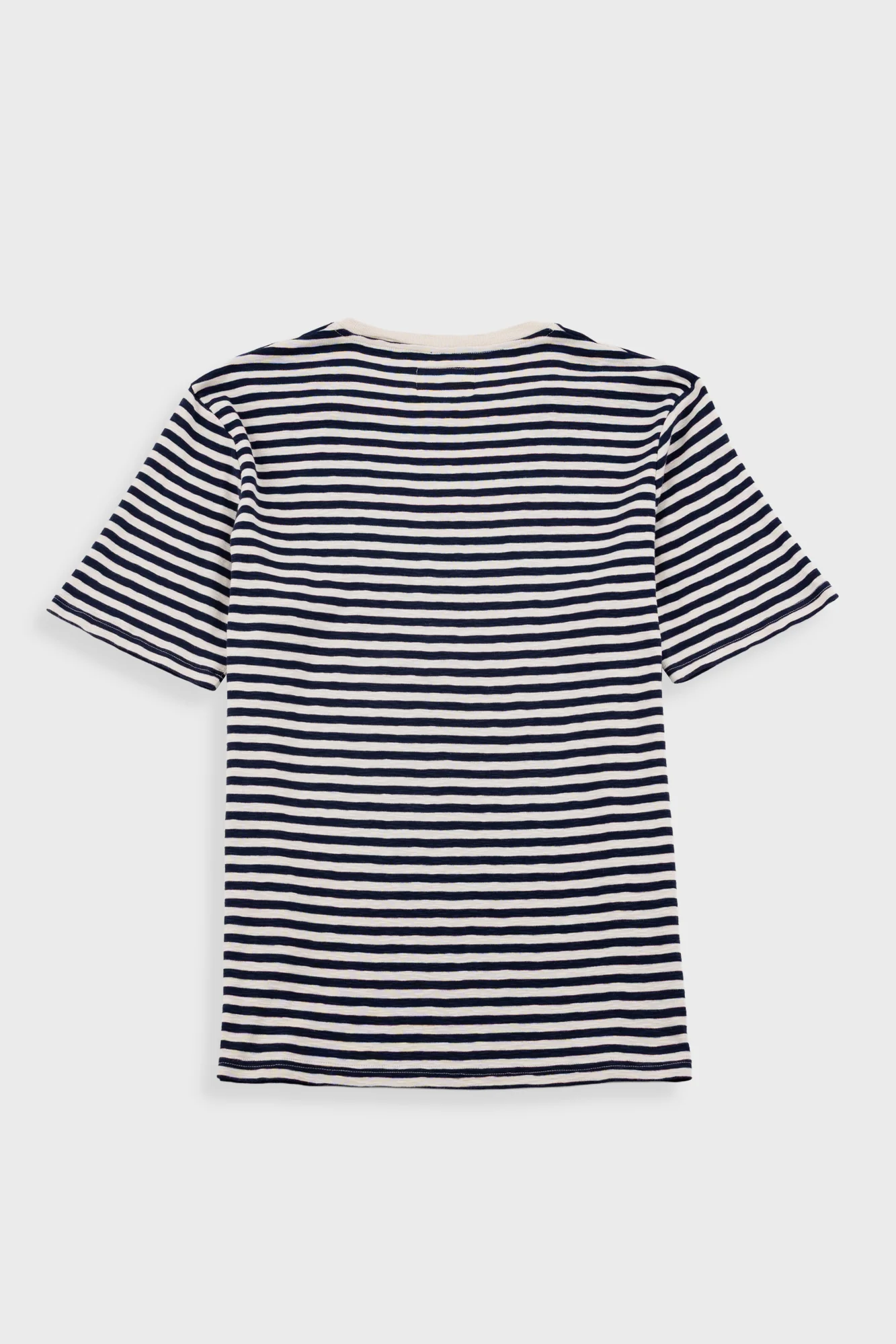 Classic Stripe T-Shirt - Ecru / Navy - Image 8