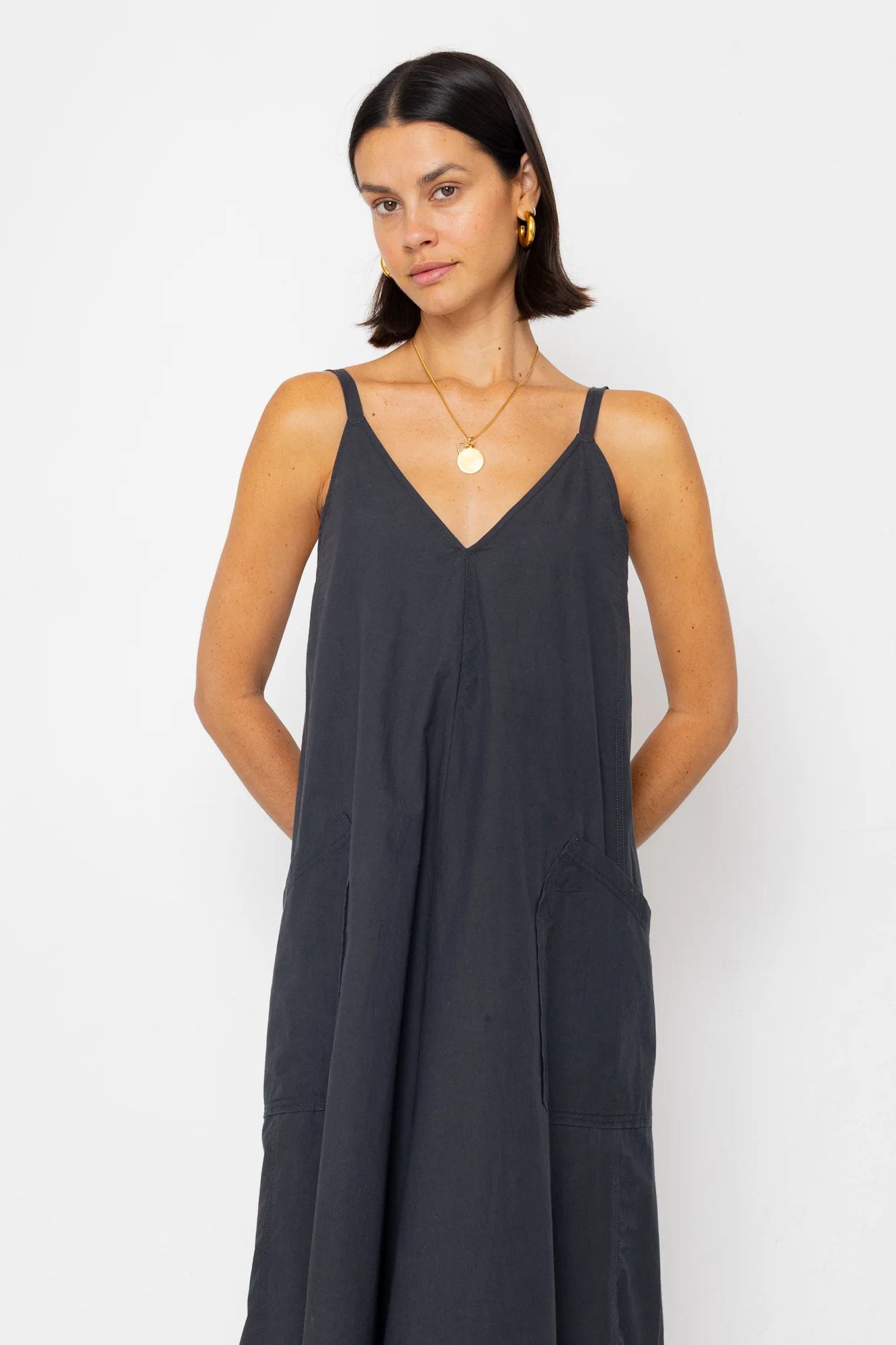 Amy Dress - Soft Black - Image 5