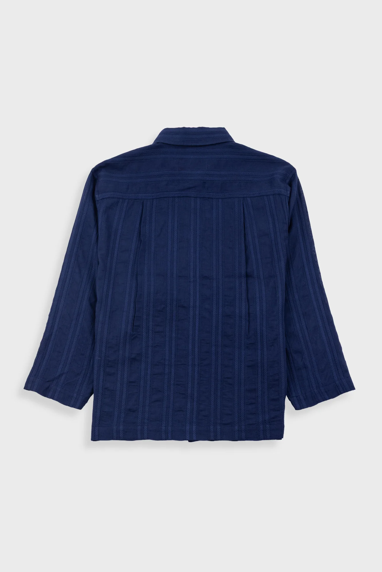 Archive Shirt - Dark Navy Dobby Stripe - Image 13