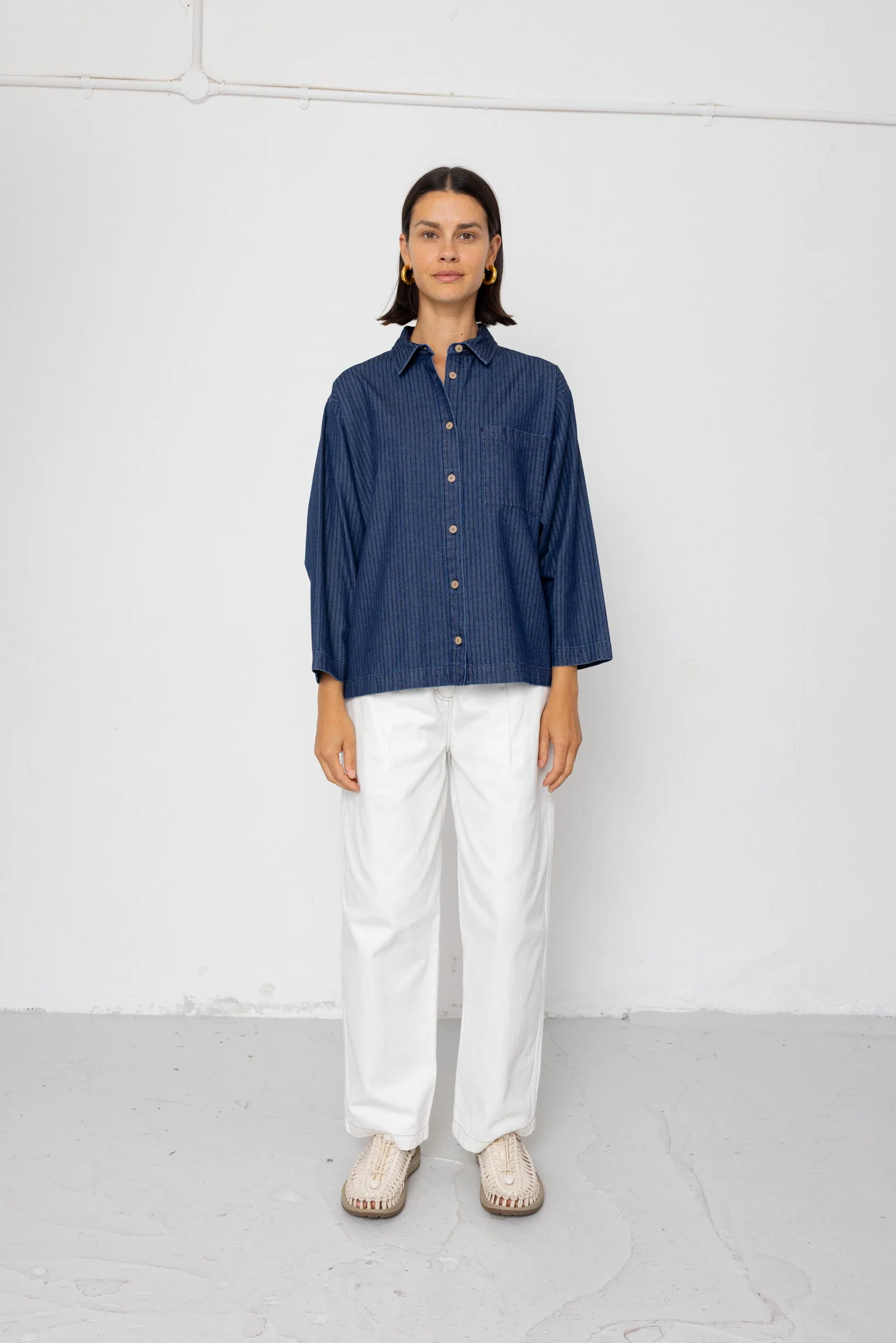 Archive Shirt - Light Denim Stripe - Image 3