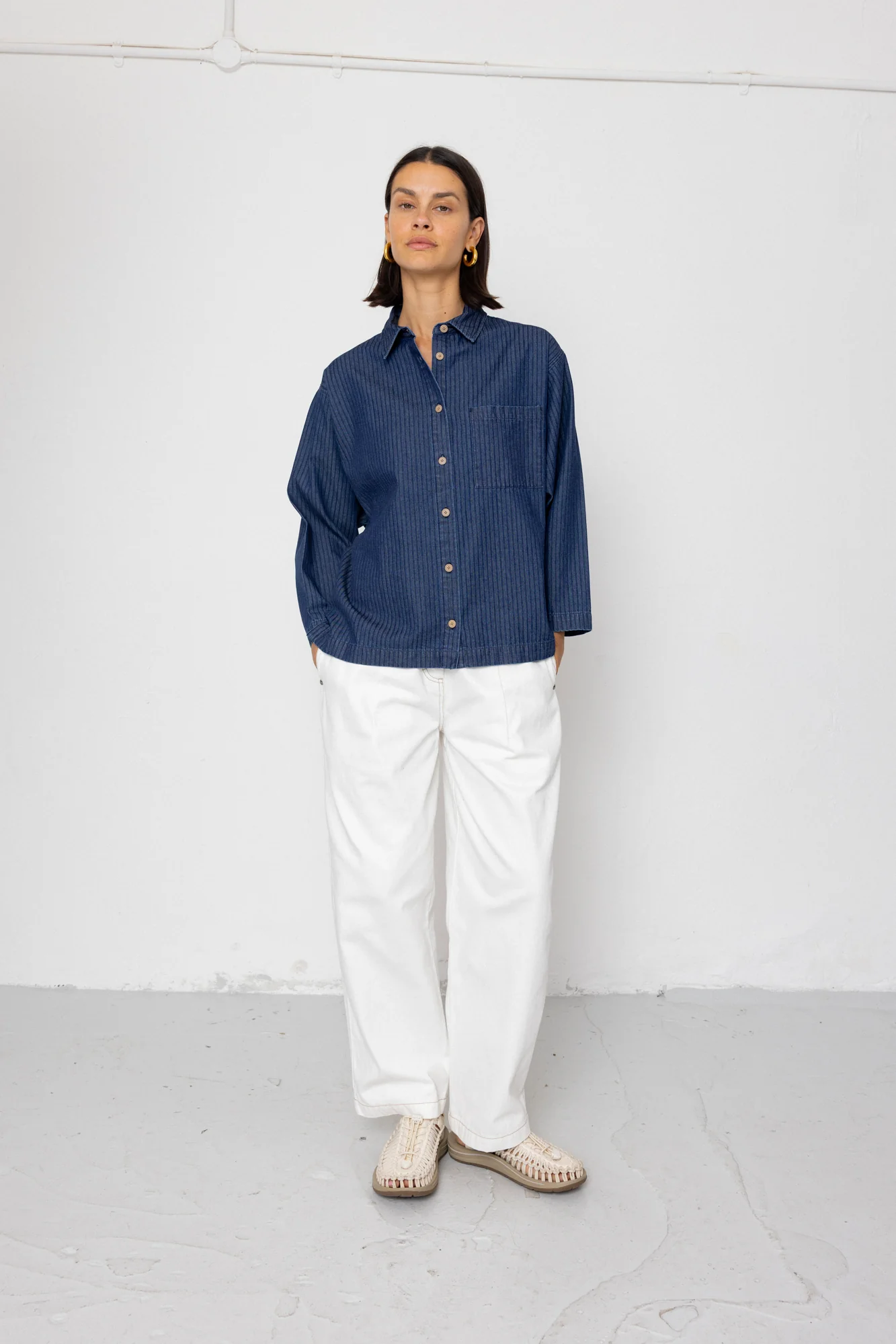 Archive Shirt - Light Denim Stripe - Image 8