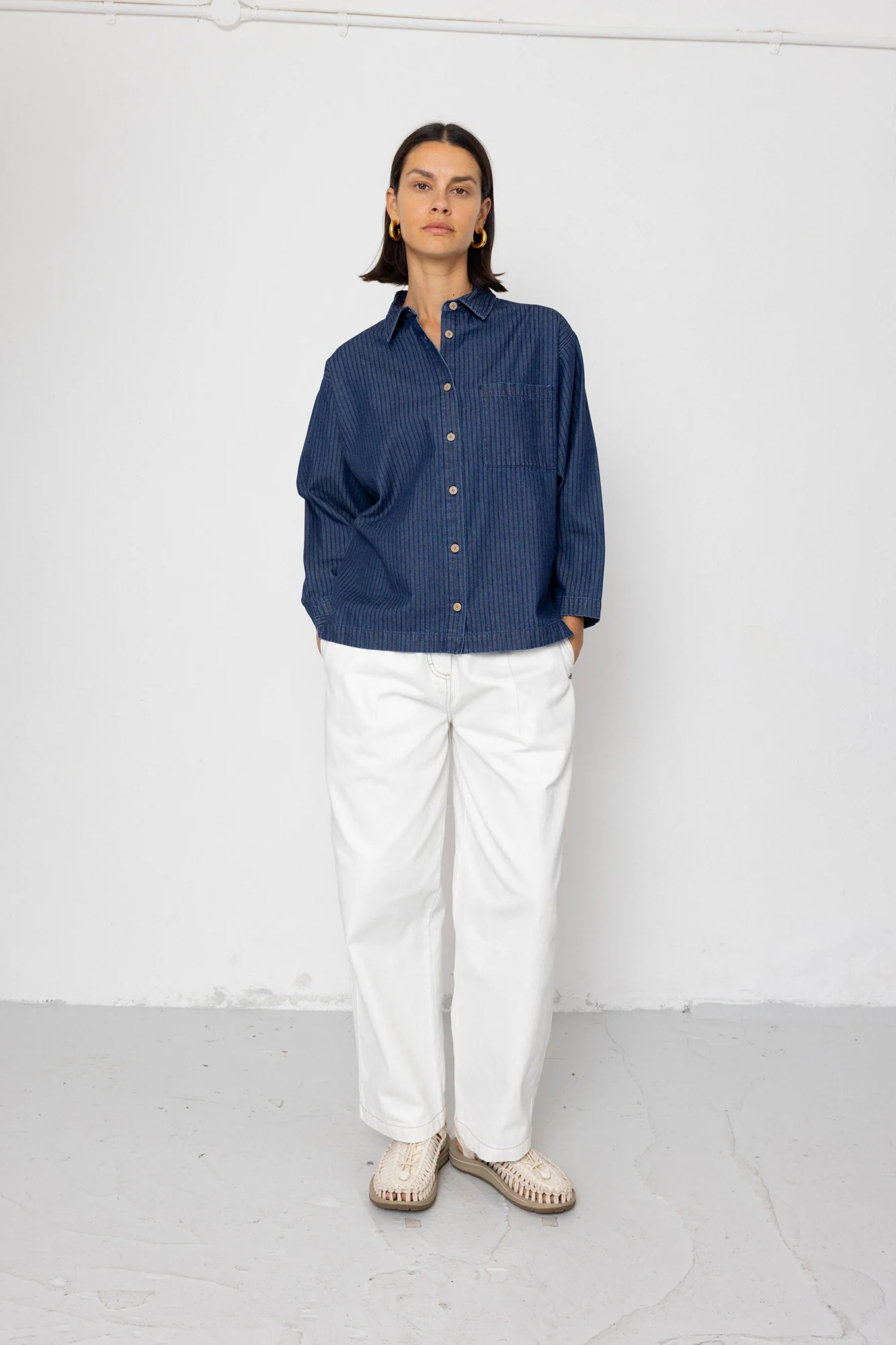Archive Shirt - Light Denim Stripe - Image 9
