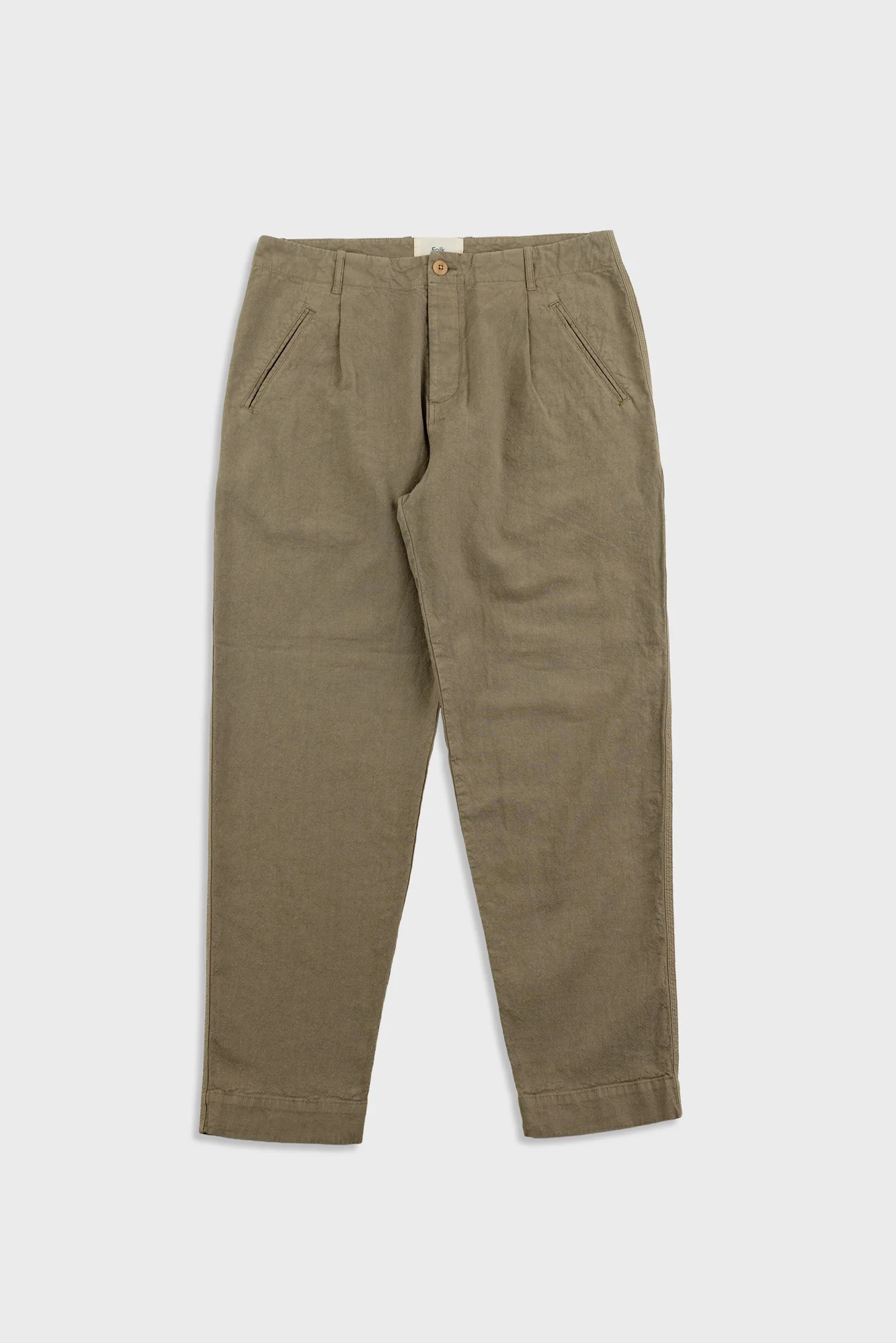 Assembly Pant - Khaki Cotton Linen