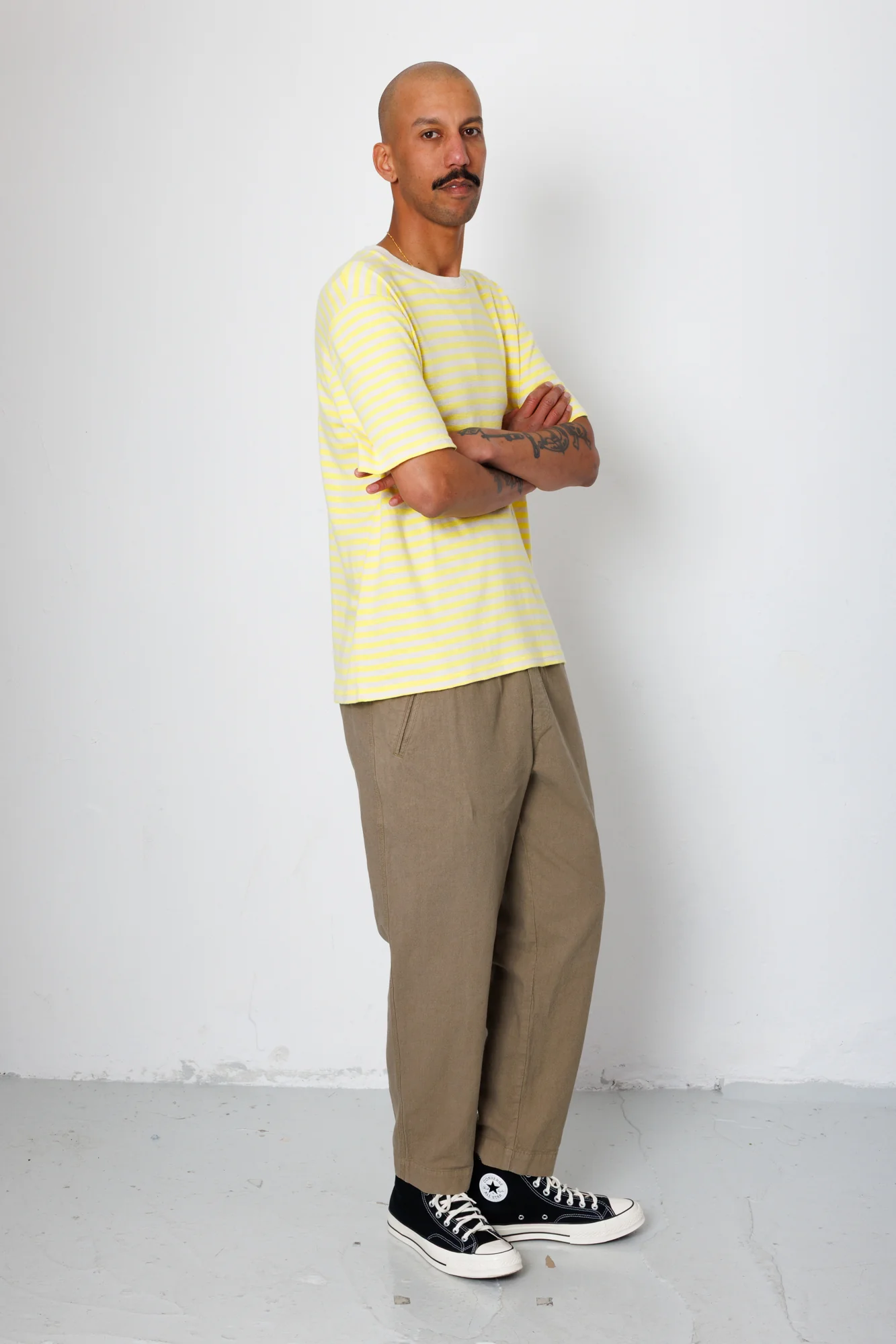 Assembly Pant - Khaki Cotton Linen - Image 6