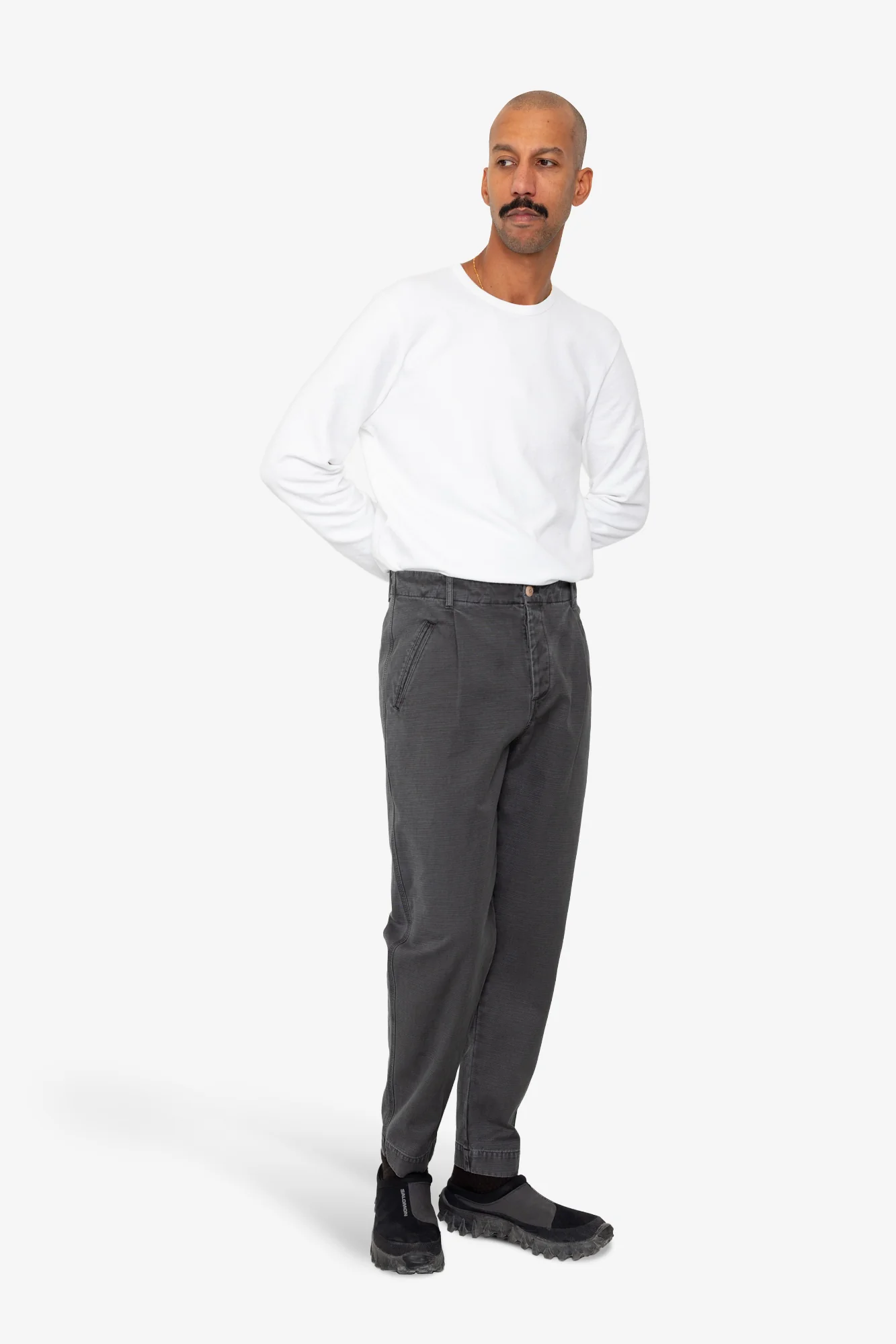 Assembly Pant - Soft Black Slub - Image 7