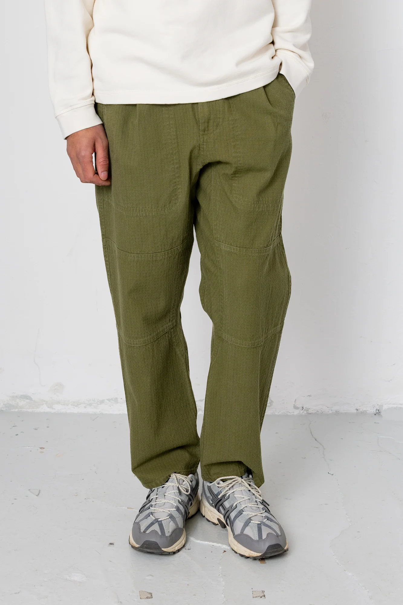 Assembly Utility Trouser - Light Olive Chunky Ripstop - Image 3