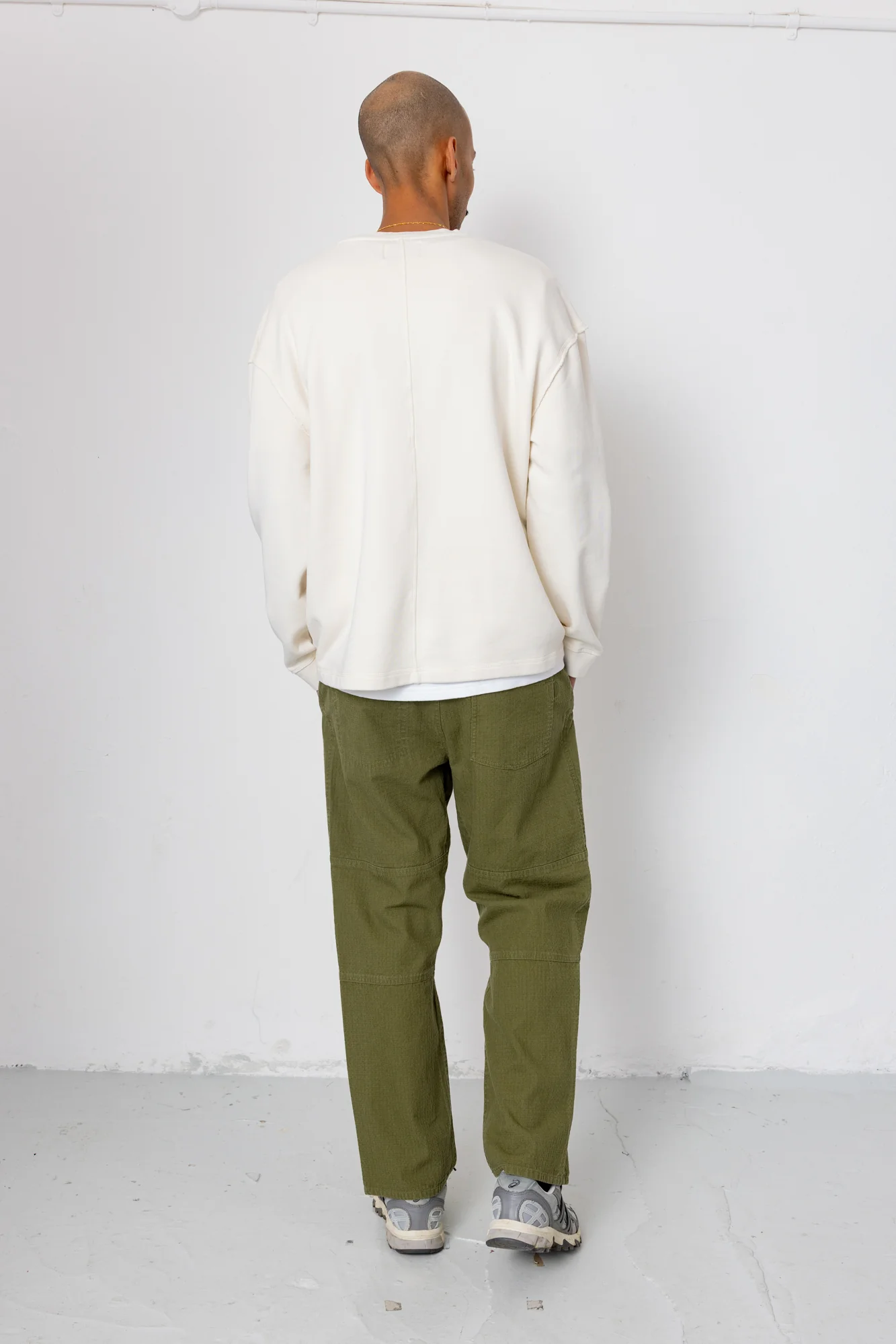 Assembly Utility Trouser - Light Olive Chunky Ripstop - Image 9