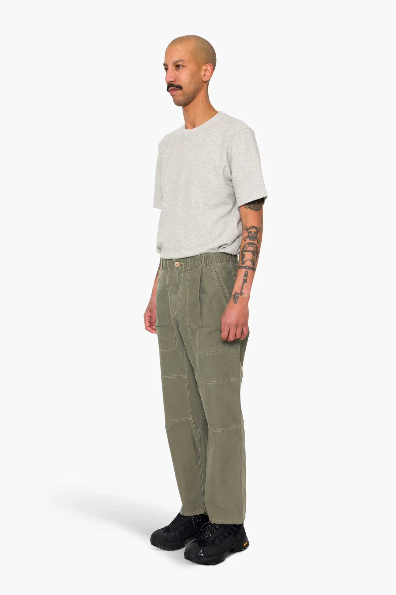 Assembly Utility Trouser - Olive Brushed - Image 3