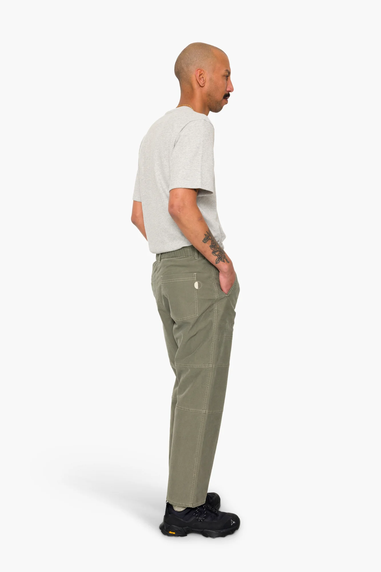 Assembly Utility Trouser - Olive Brushed - Image 6
