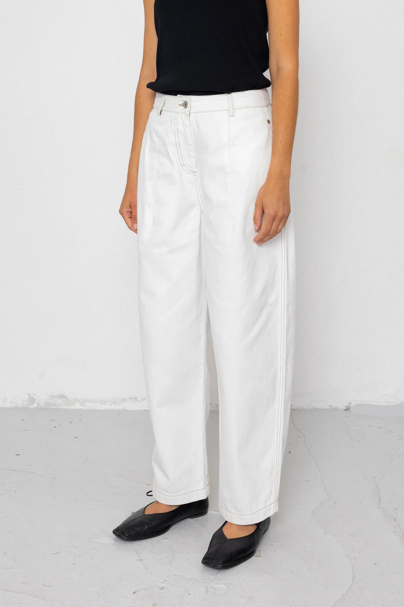 Baggy Trouser - White Denim - Image 4