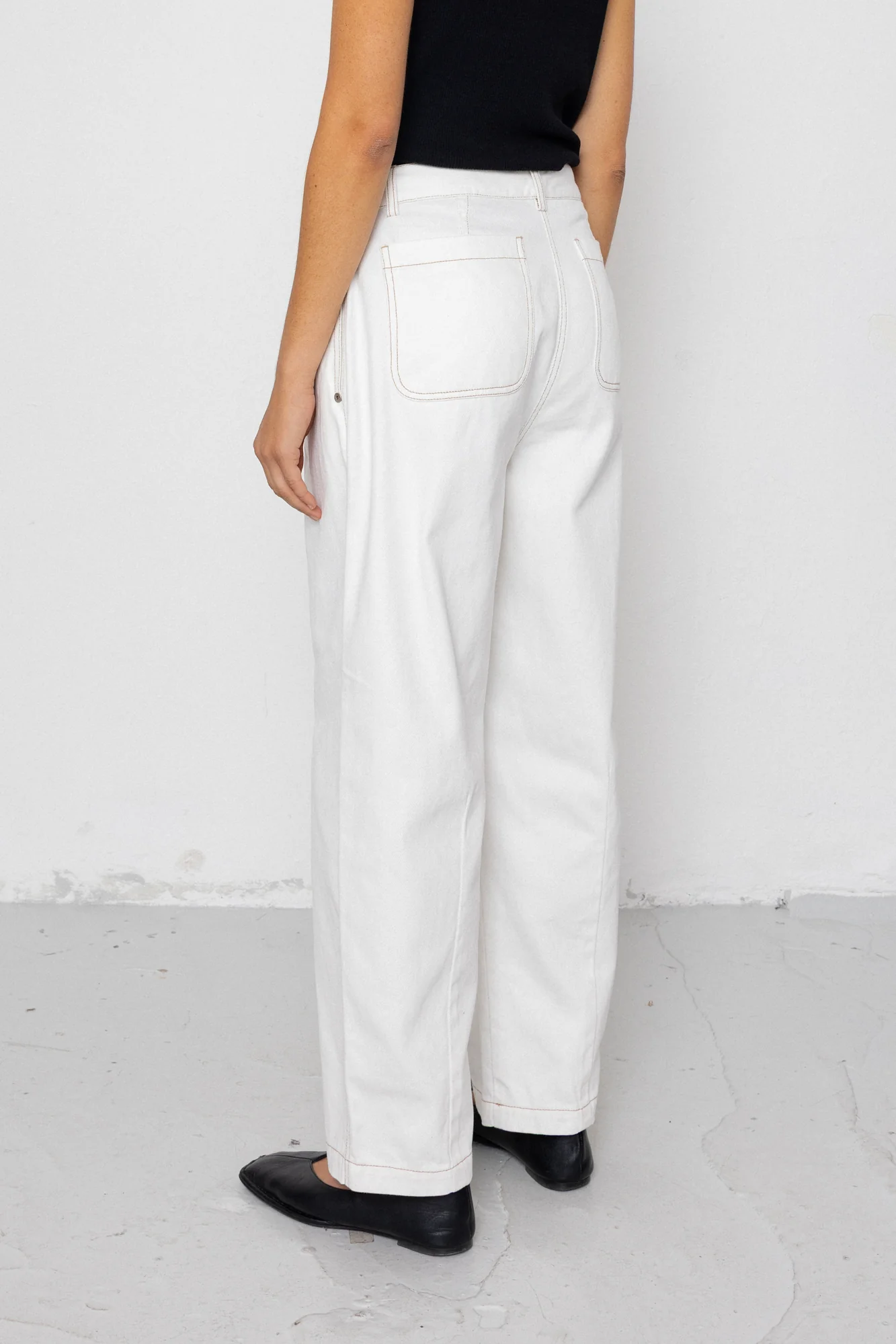 Baggy Trouser - White Denim - Image 5