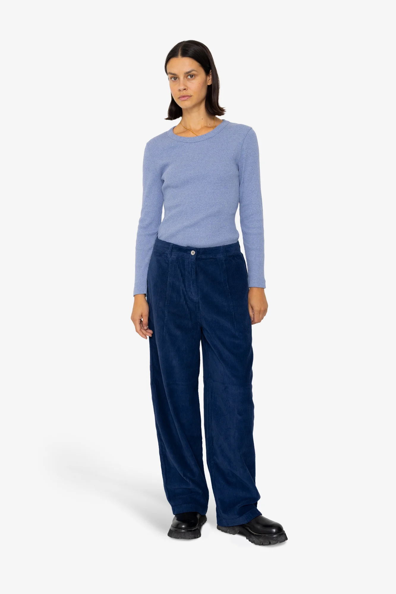 Baggy Trousers - Washed Ink Cord - Image 8