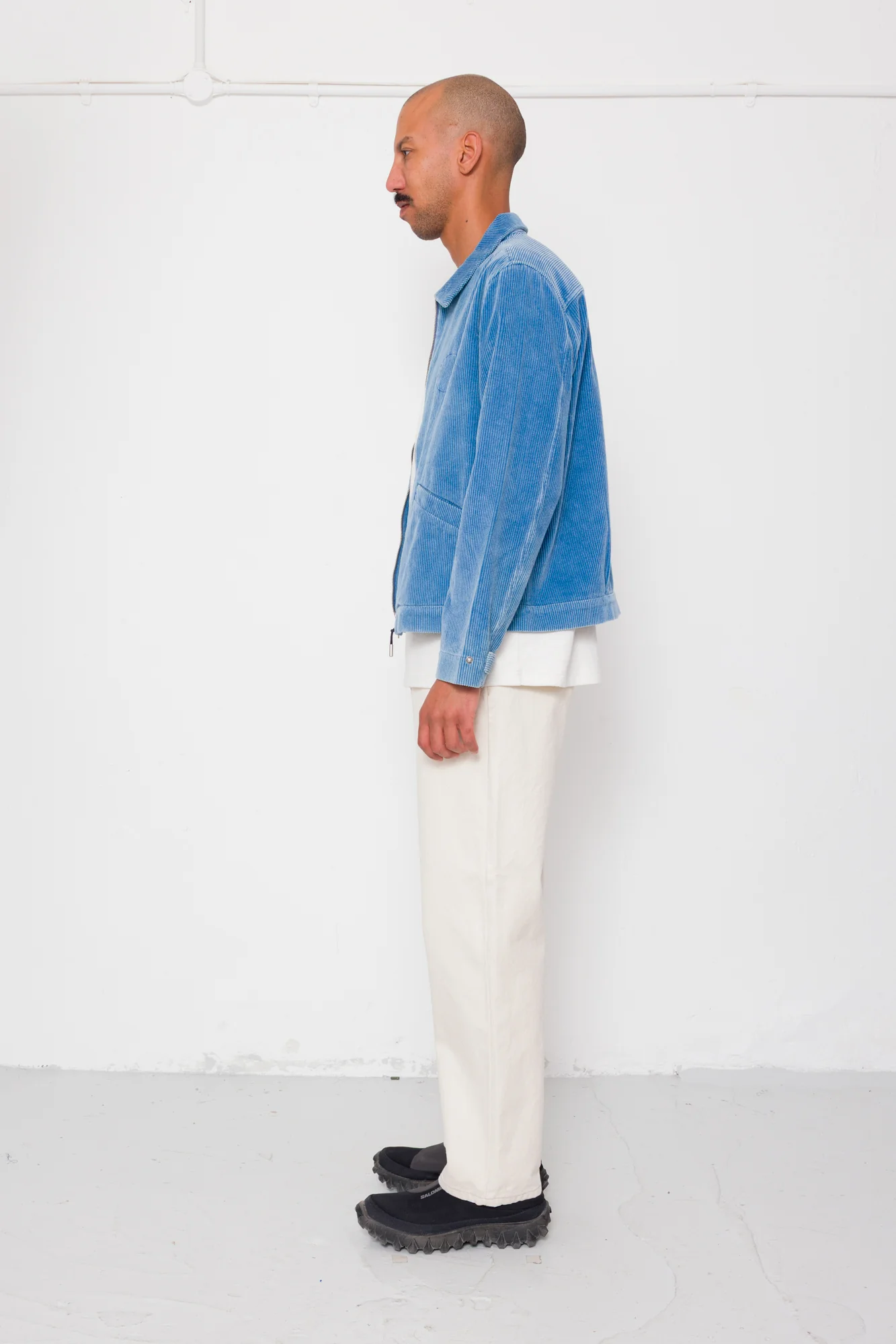 Barrel Leg Jean - Ecru Canvas - Image 7
