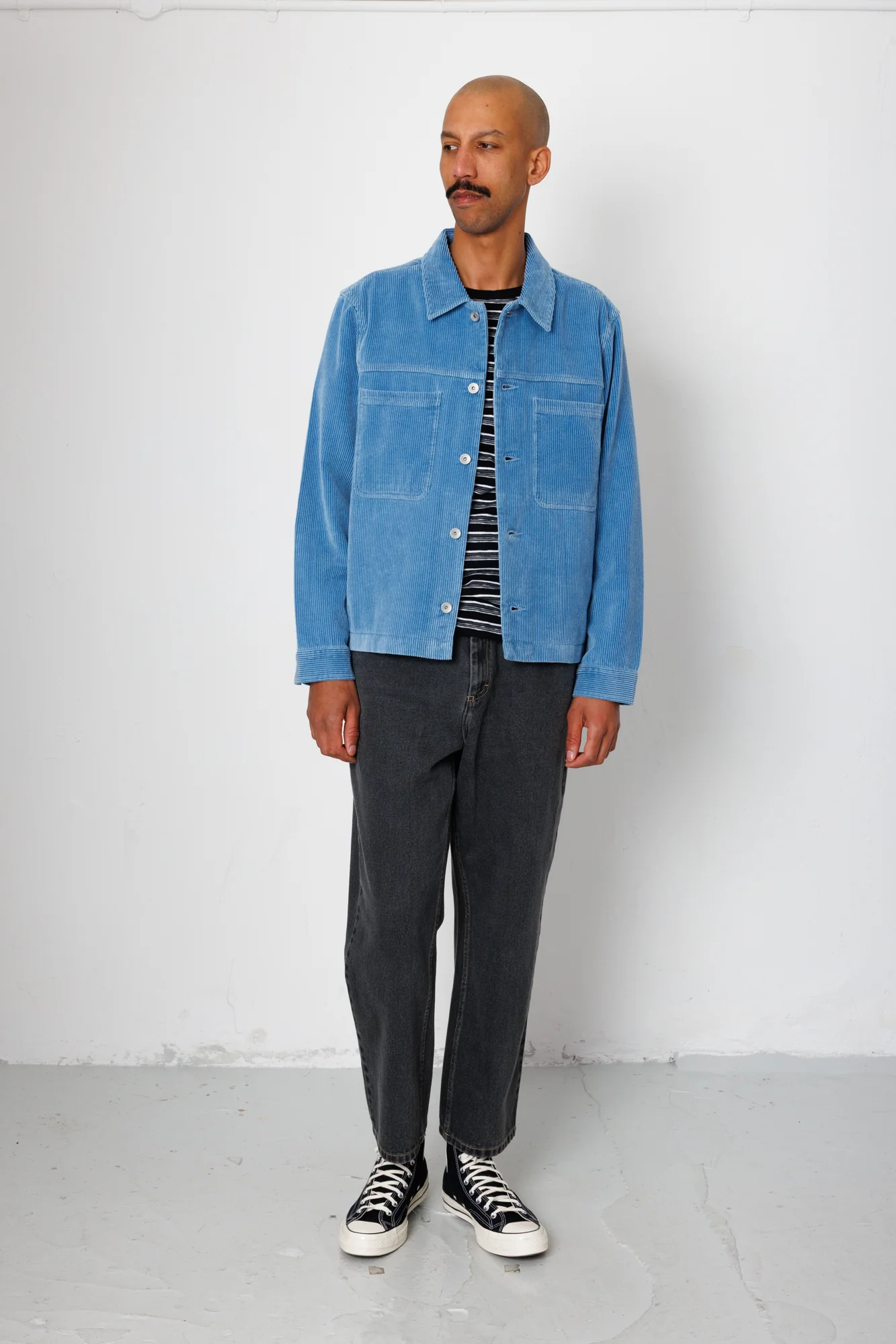 Barrel Leg Jean - Graphite Denim - Image 2