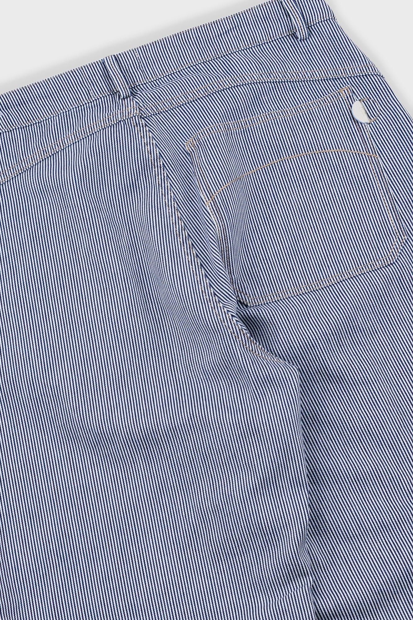 Barrel Leg Jean - Indigo Ticking Stripe - Image 5