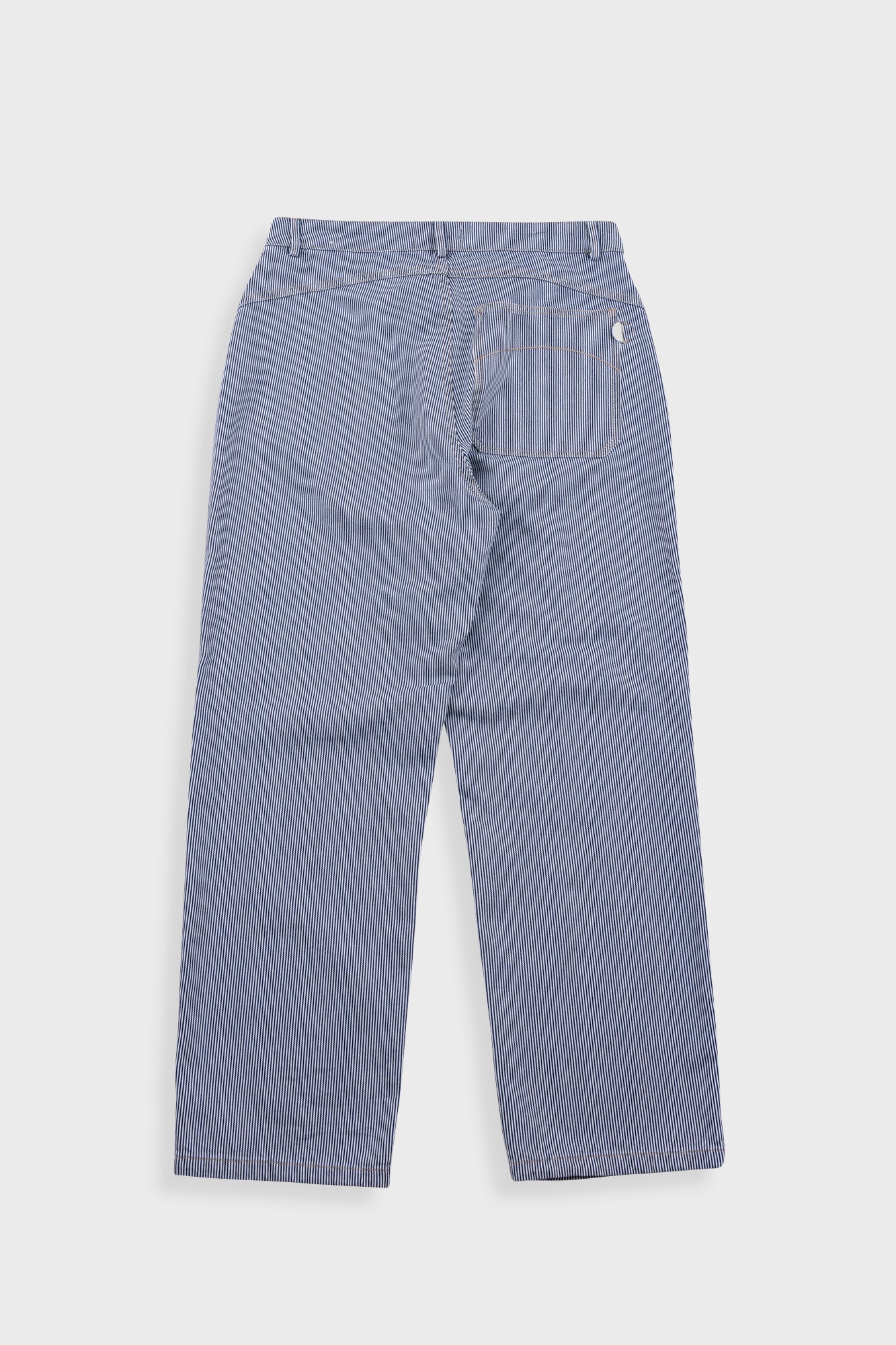 Barrel Leg Jean - Indigo Ticking Stripe - Image 9