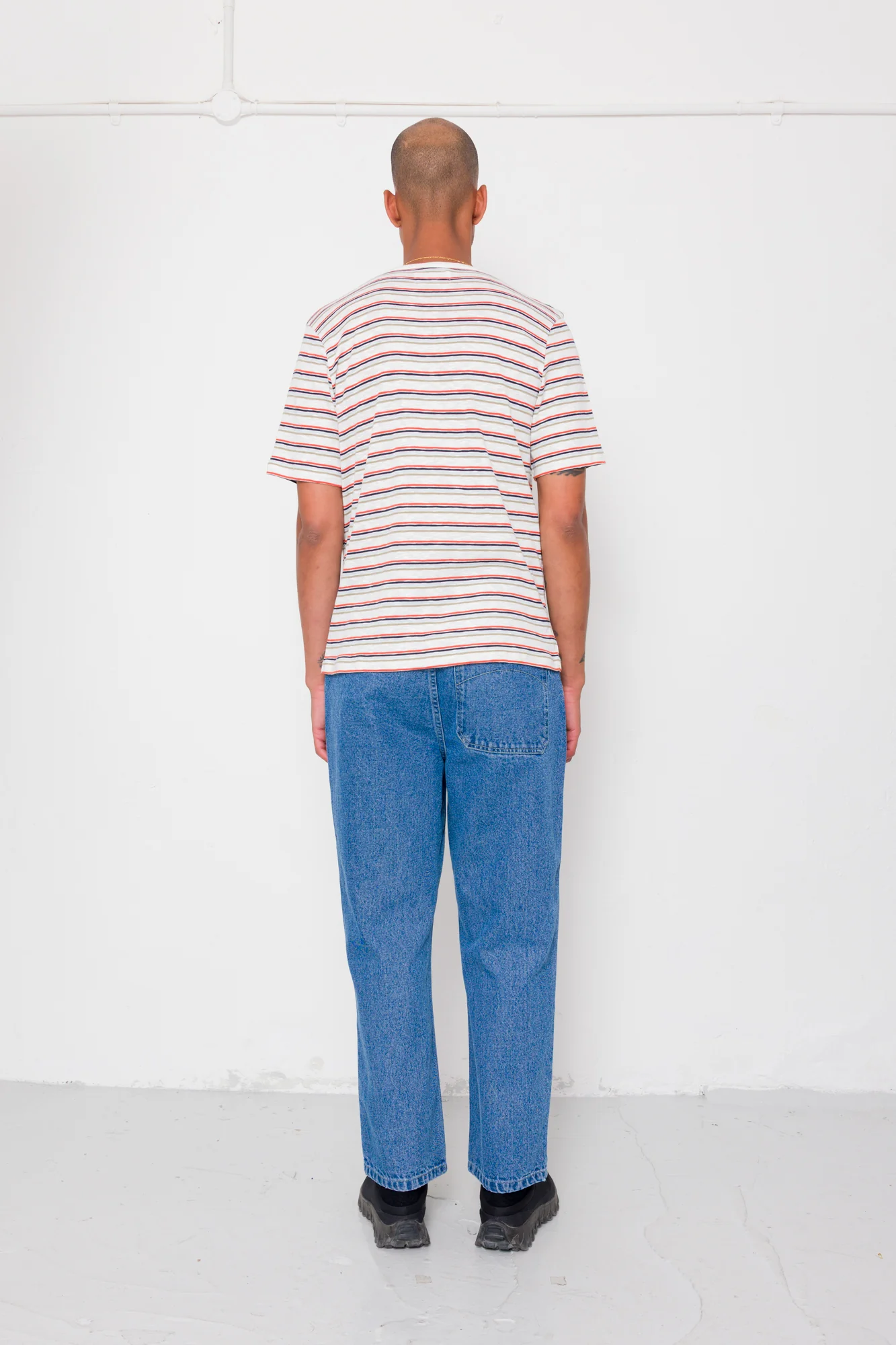 Barrel Leg Jean - Light Wash Denim - Image 8