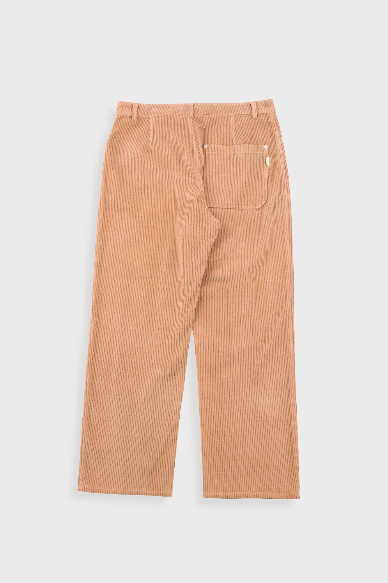 Barrel Leg Trouser - Mink Chunky Cord - Image 10