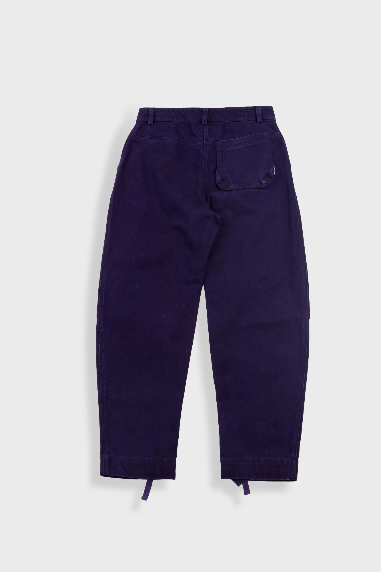 Barrel Trousers - Deep Indigo Slub - Image 11