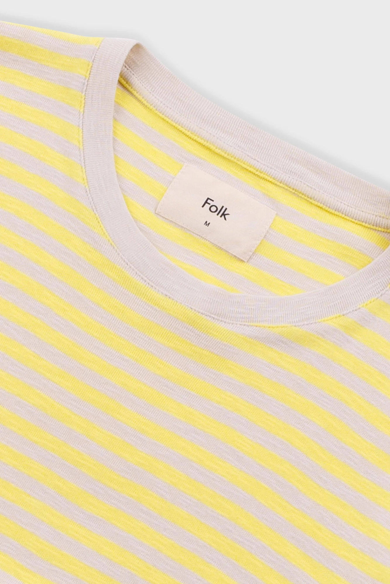 Classic Striped T-Shirt - Yellow / Ecru - Image 4