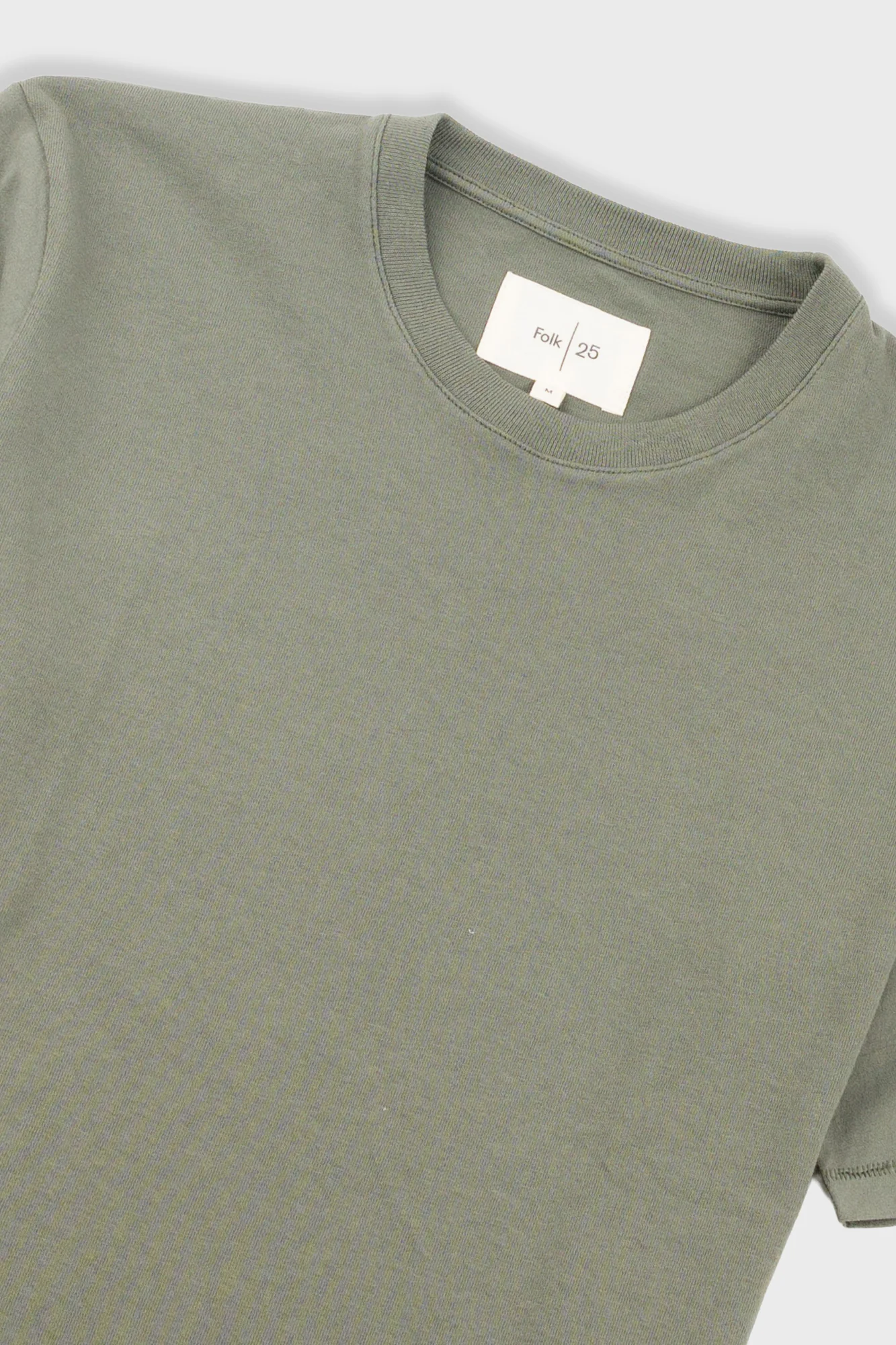 Contrast Sleeve T-Shirt - Olive - Image 5