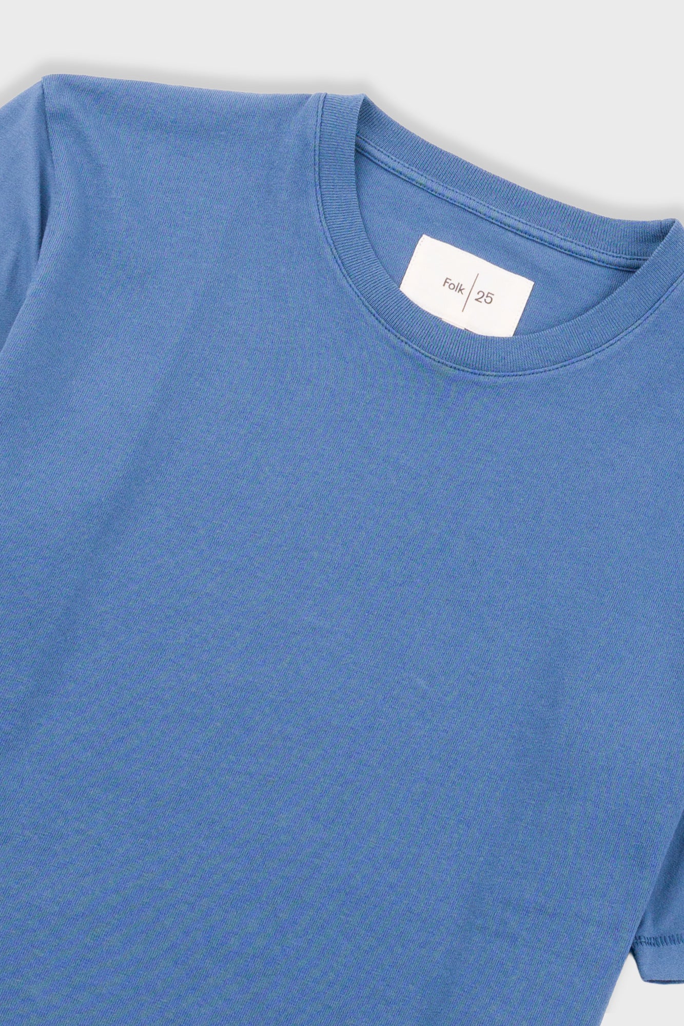 Contrast Sleeve T-Shirt - Soft Blue - Image 5