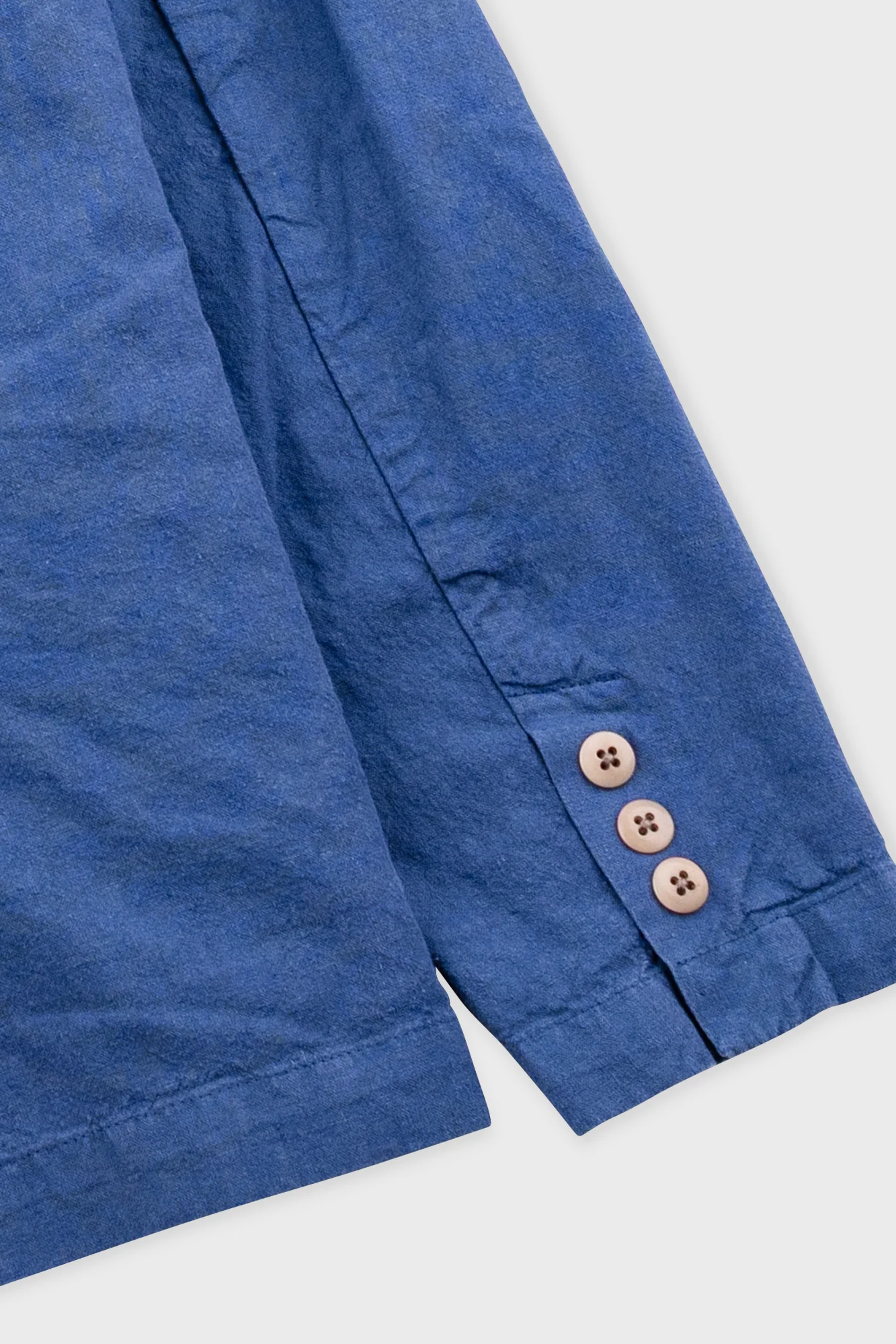 Cotton Linen Blazer - Woad - Image 5