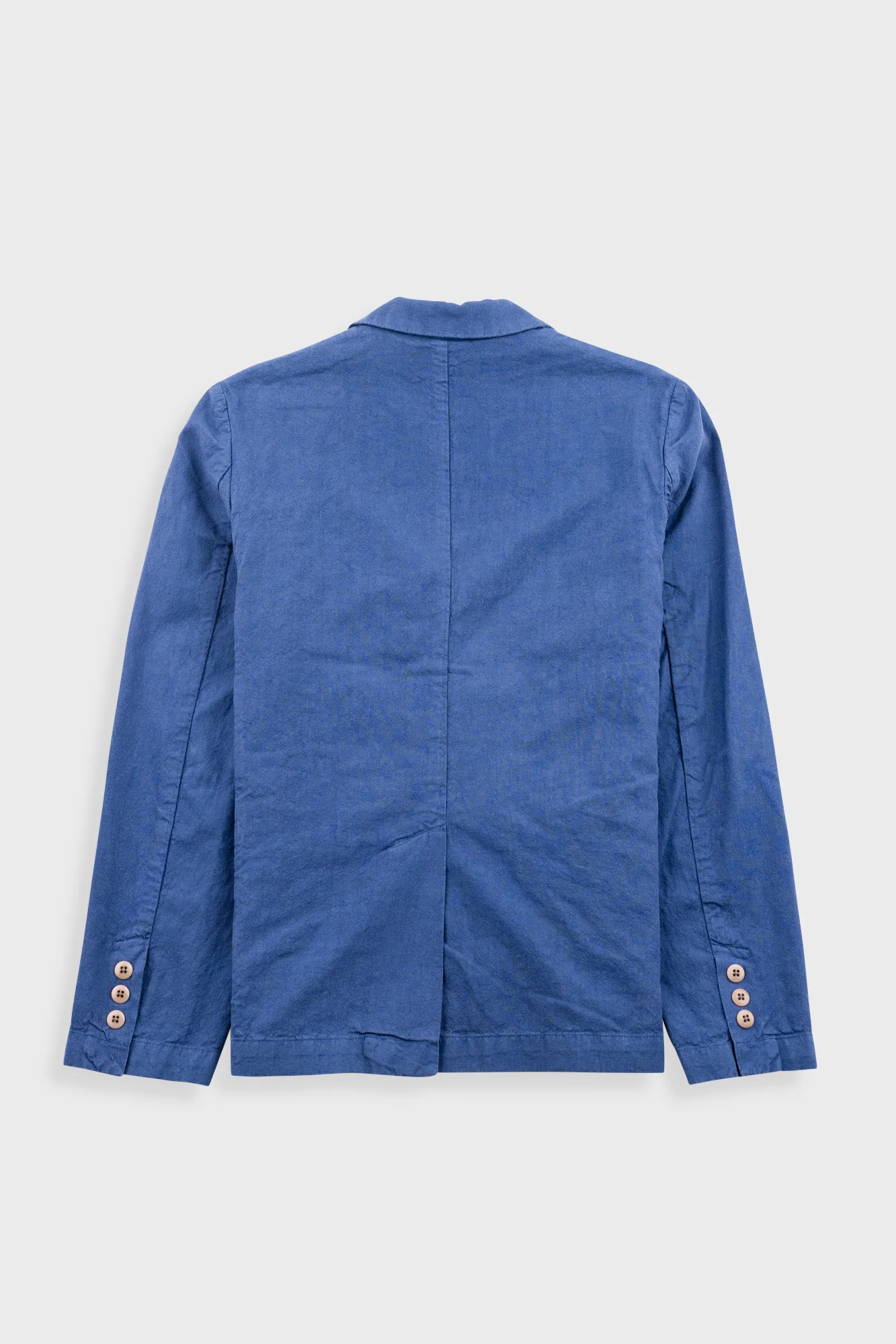 Cotton Linen Blazer - Woad - Image 9