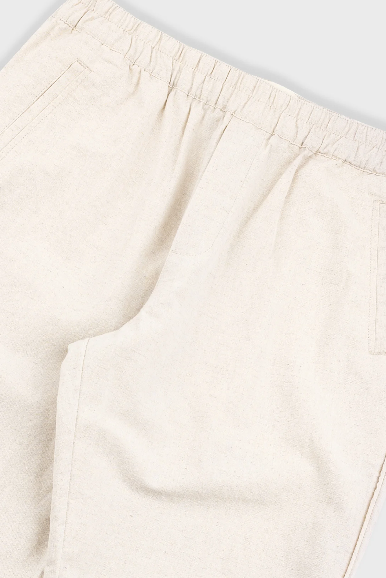Cotton Linen Trouser - Natural Linen Canvas - Image 5