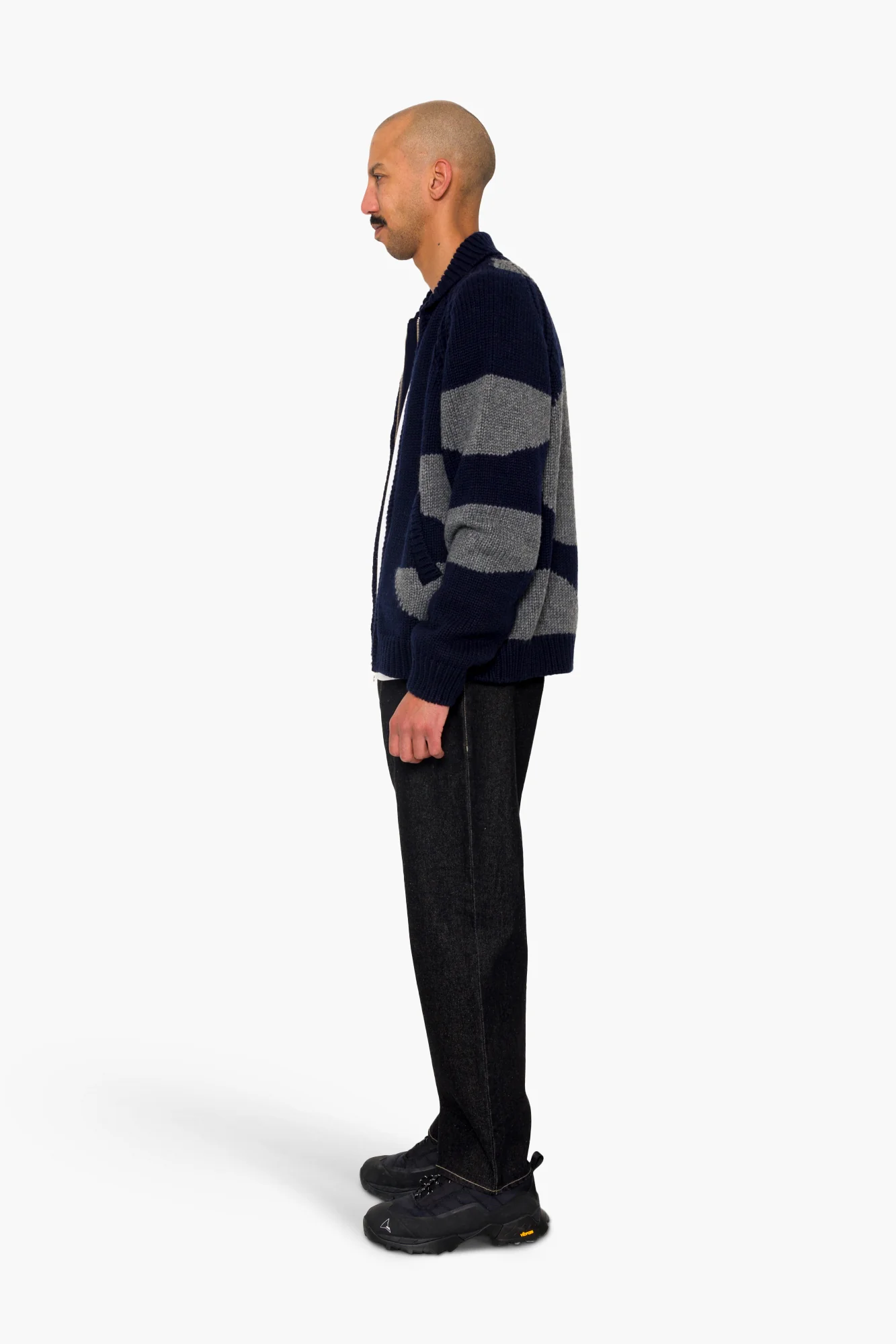 Curve Cardigan - Navy - Image 4