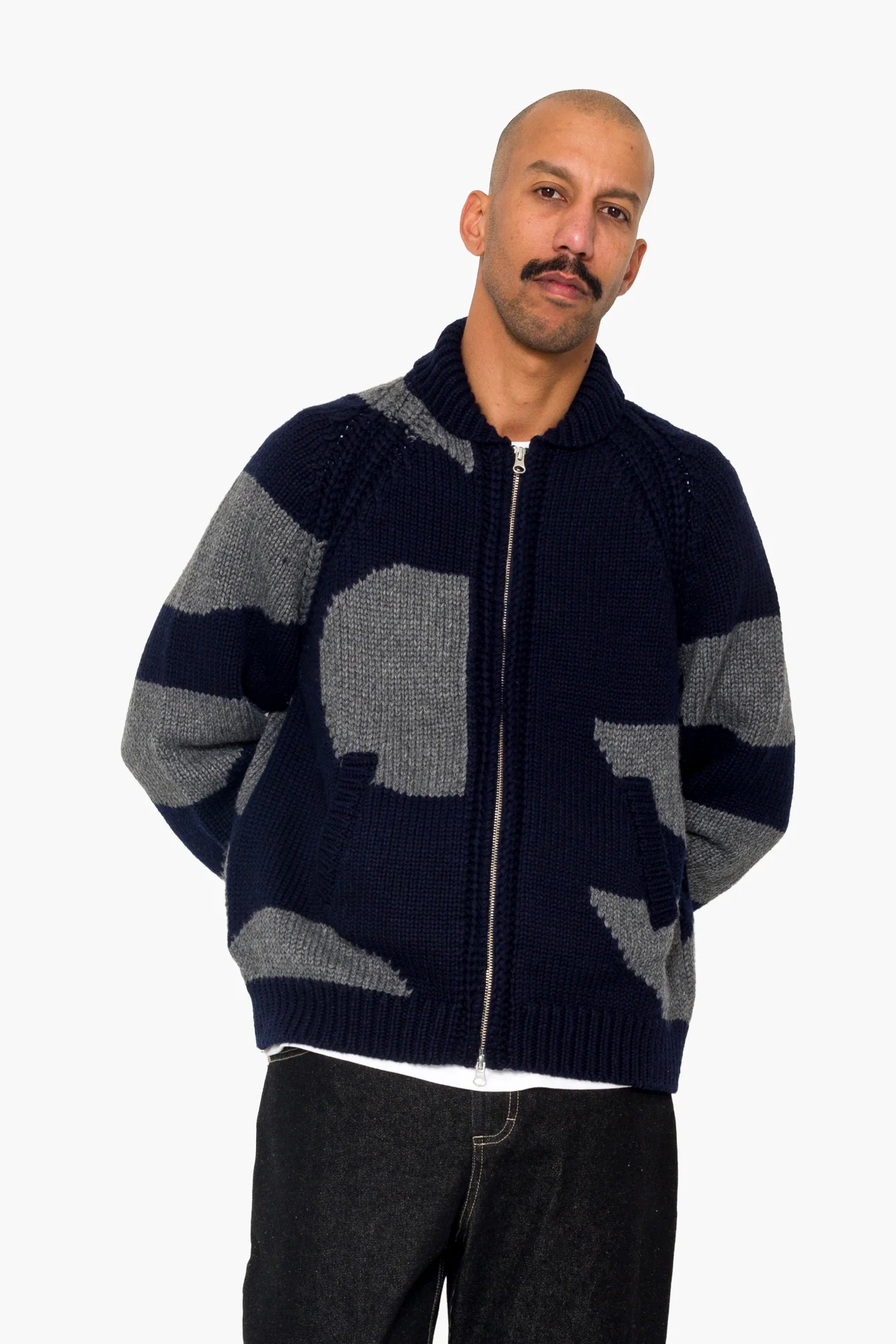 Curve Cardigan - Navy - Image 6
