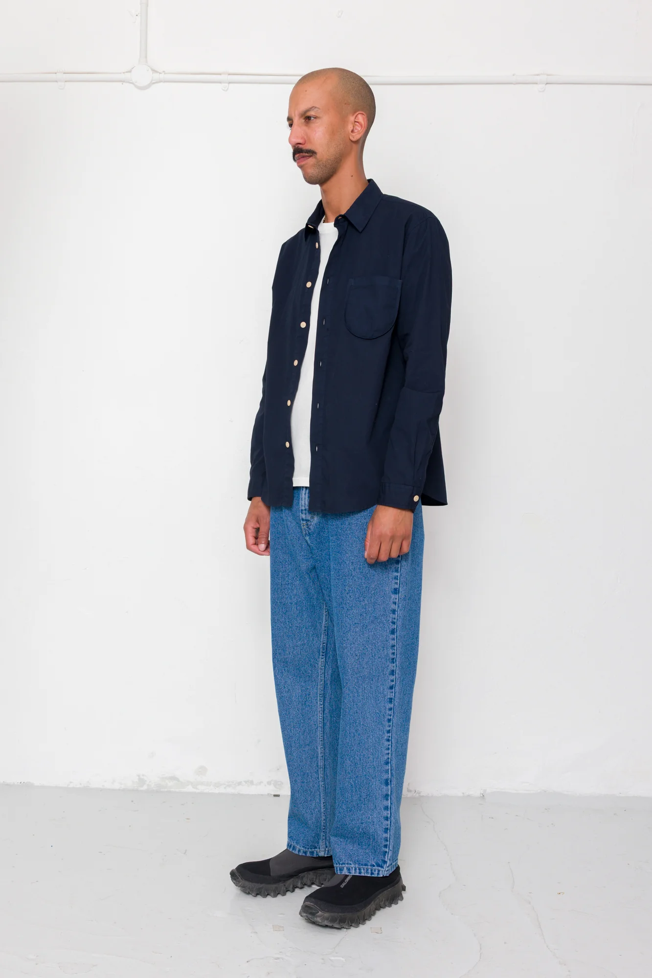 Curve Shirt - Deep Navy - Image 3