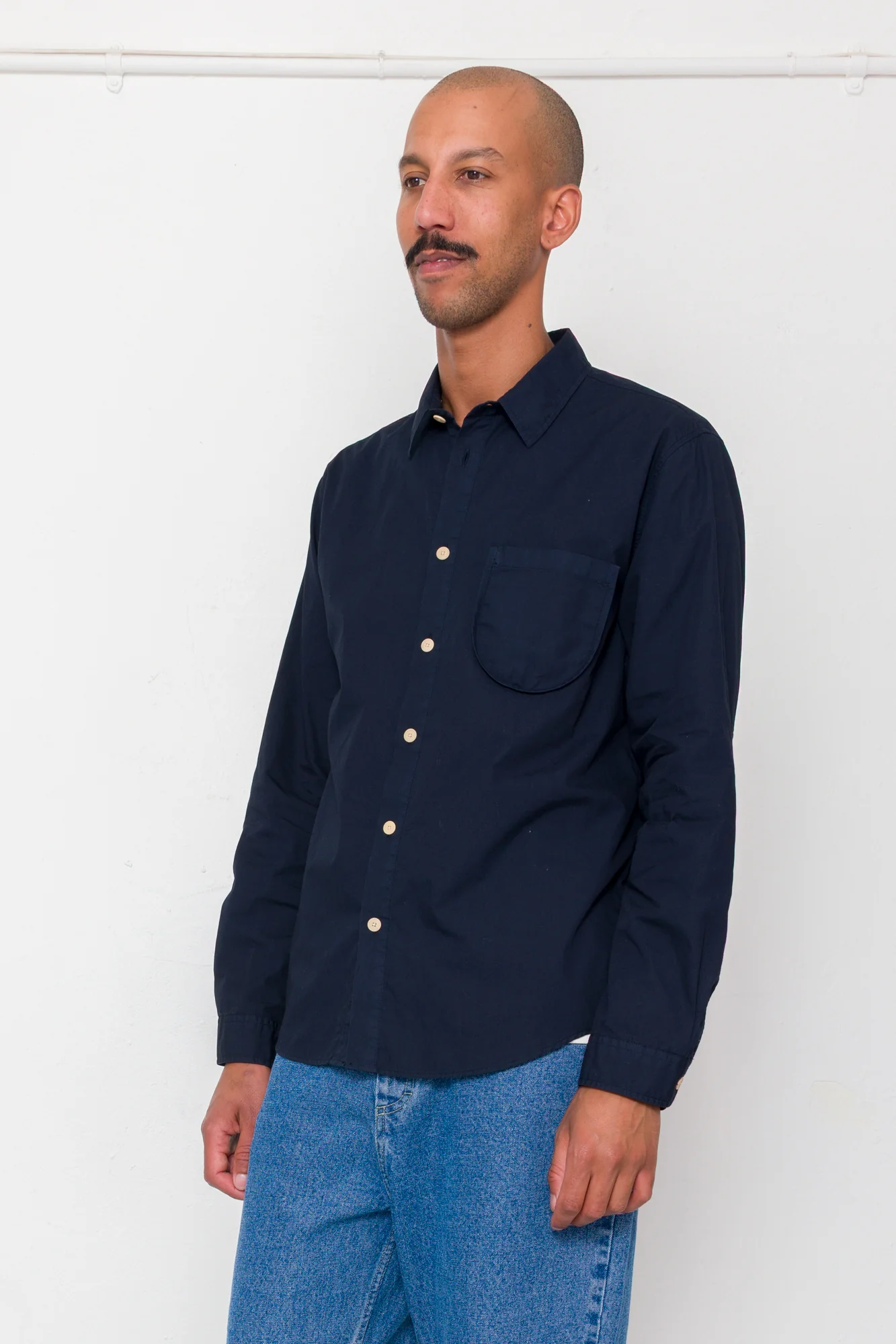 Curve Shirt - Deep Navy - Image 6