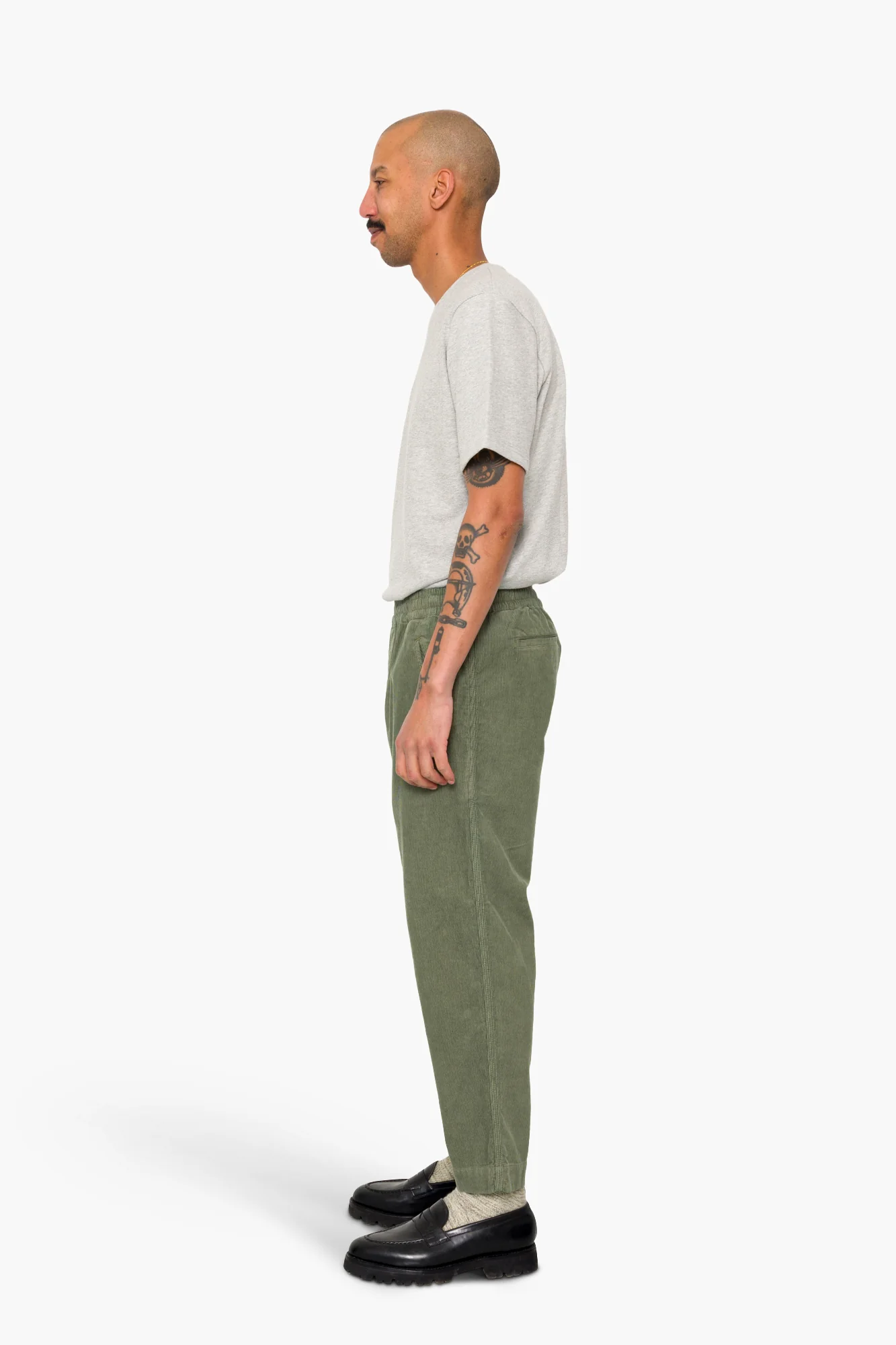 Drawcord Assembly Pant - Dark Olive Cord - Image 4