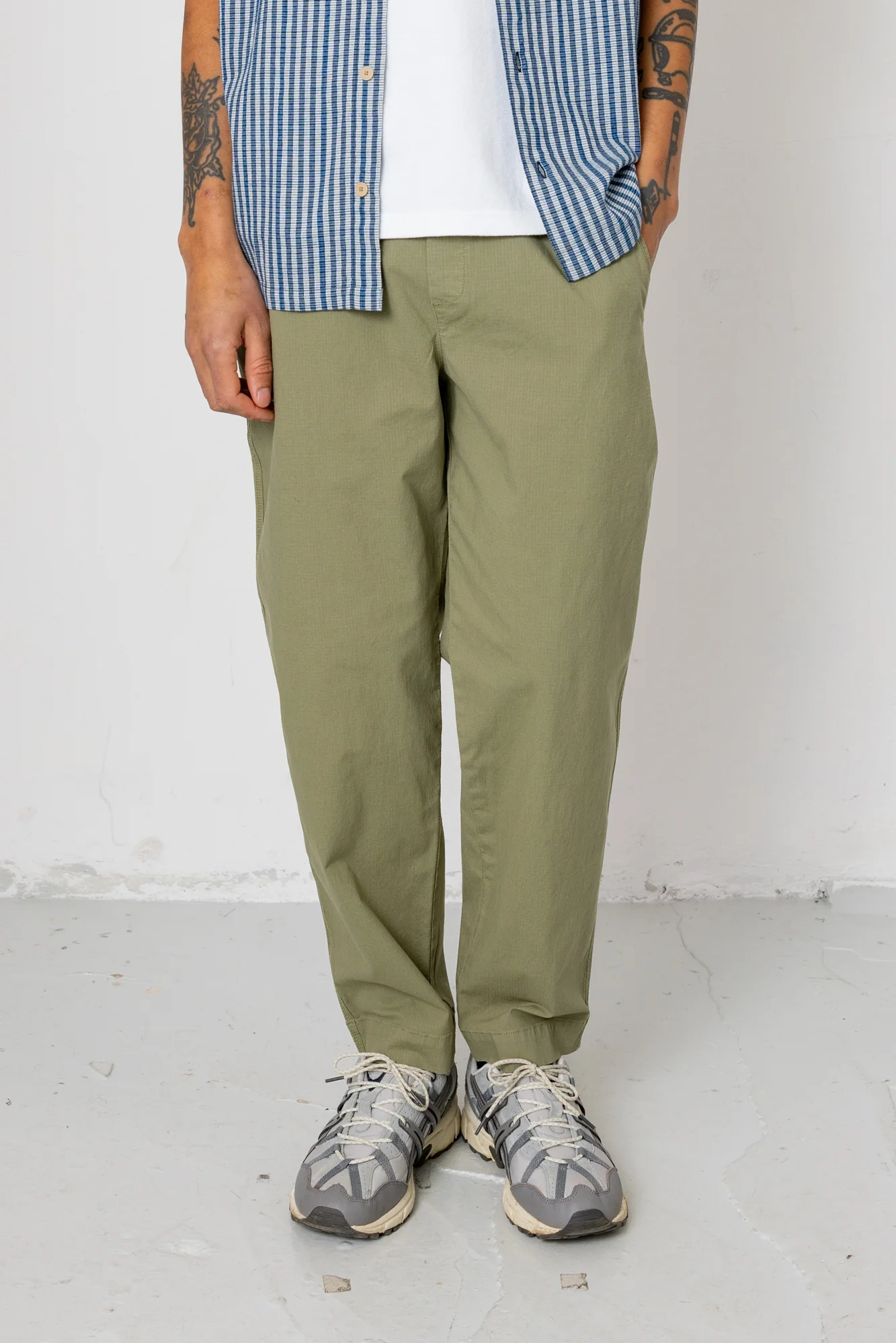 Drawcord Assembly Pant - Light Olive Ripstop - Image 3