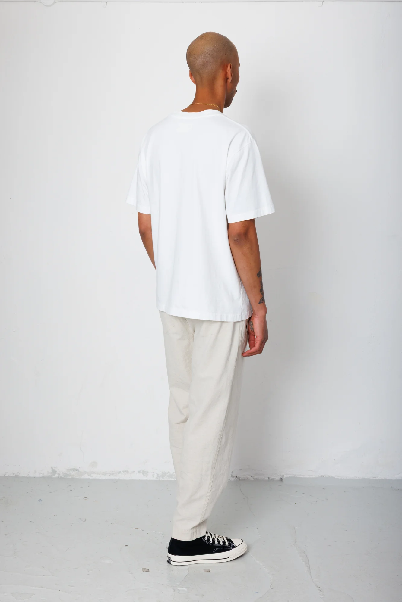 Drawcord Assembly Pant - Natural Linen Cotton Canvas - Image 6