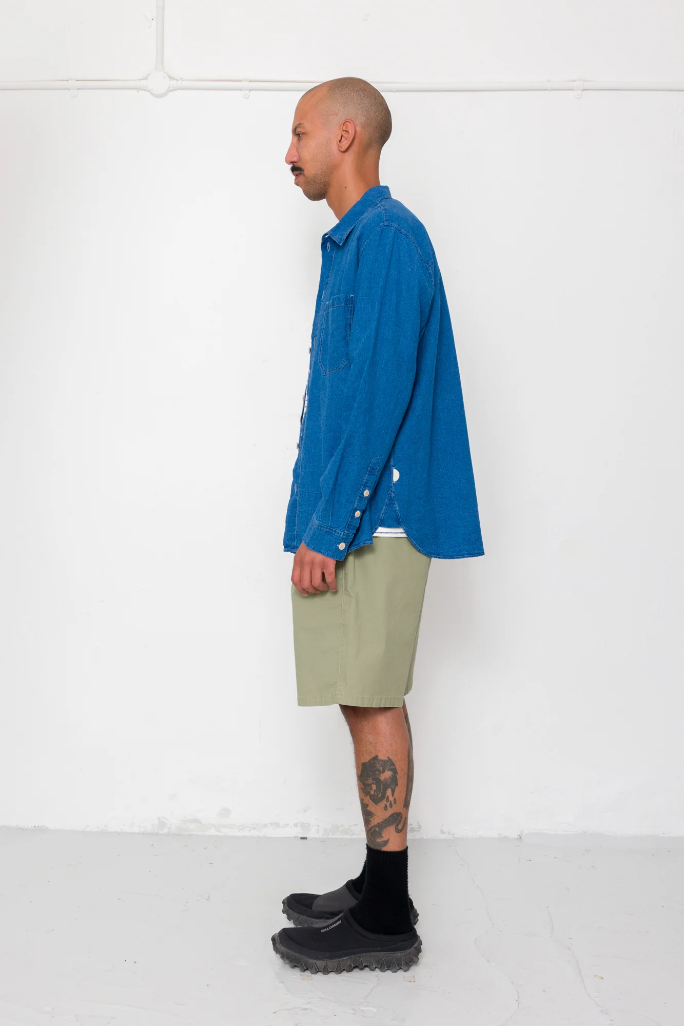 Easy Fit Shirt - Indigo Linen - Image 4