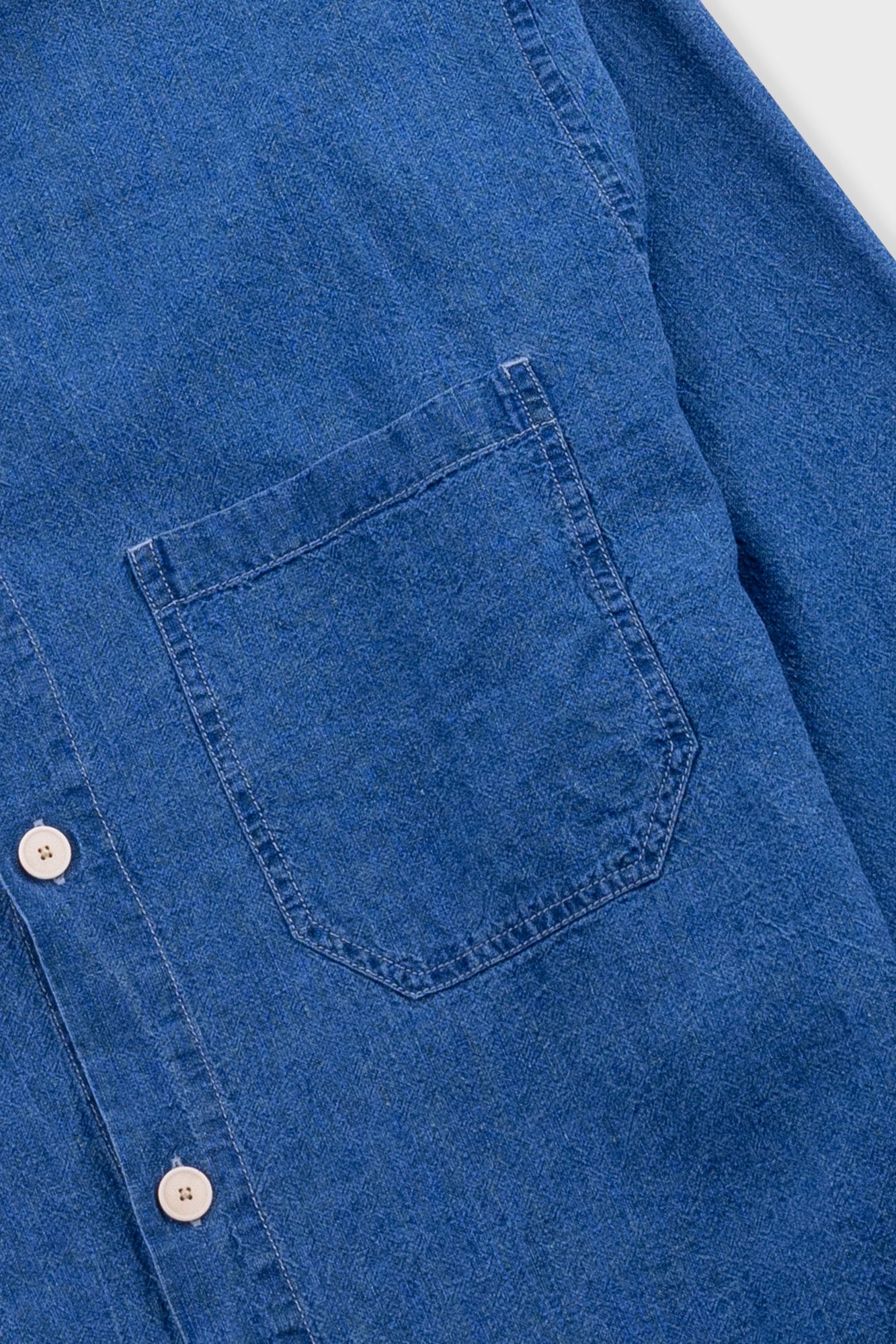 Easy Fit Shirt - Indigo Linen - Image 7
