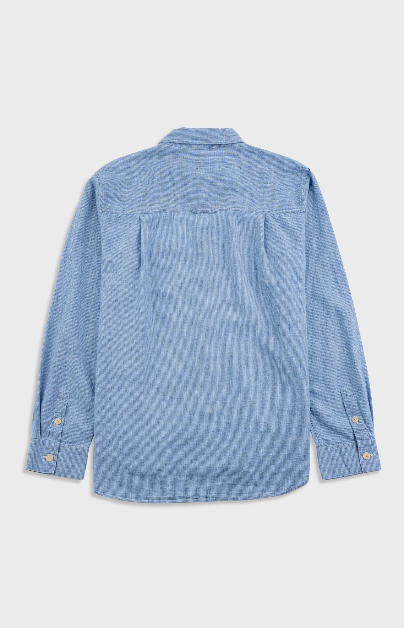 Easy Fit Shirt - Washed Indigo Stripe - Image 8