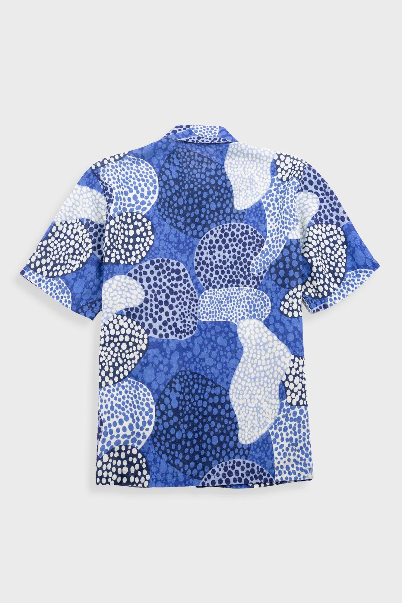 Gabe Shirt - Dot Print Blue Mono - Image 5