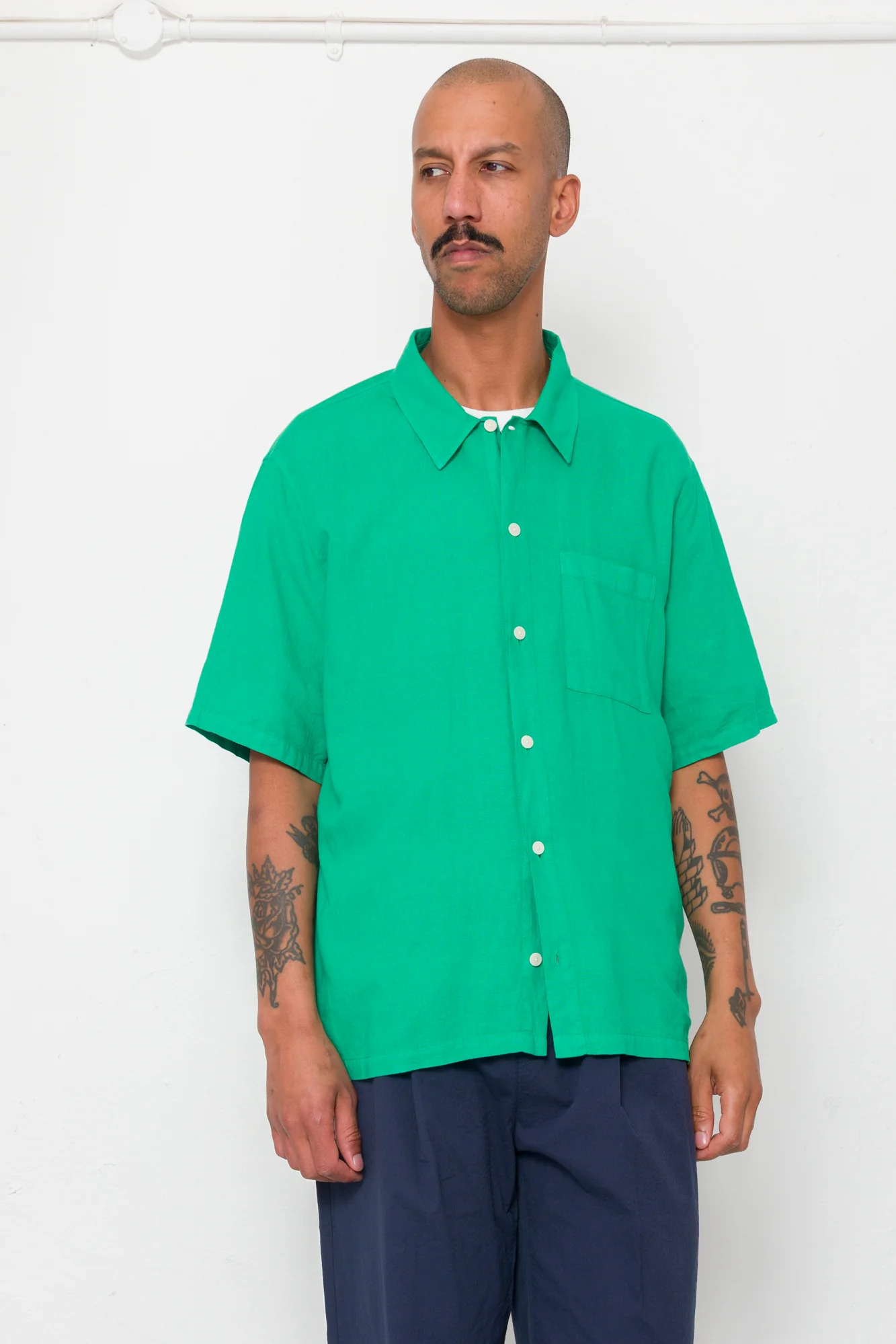 Gabe Shirt - Green - Image 6