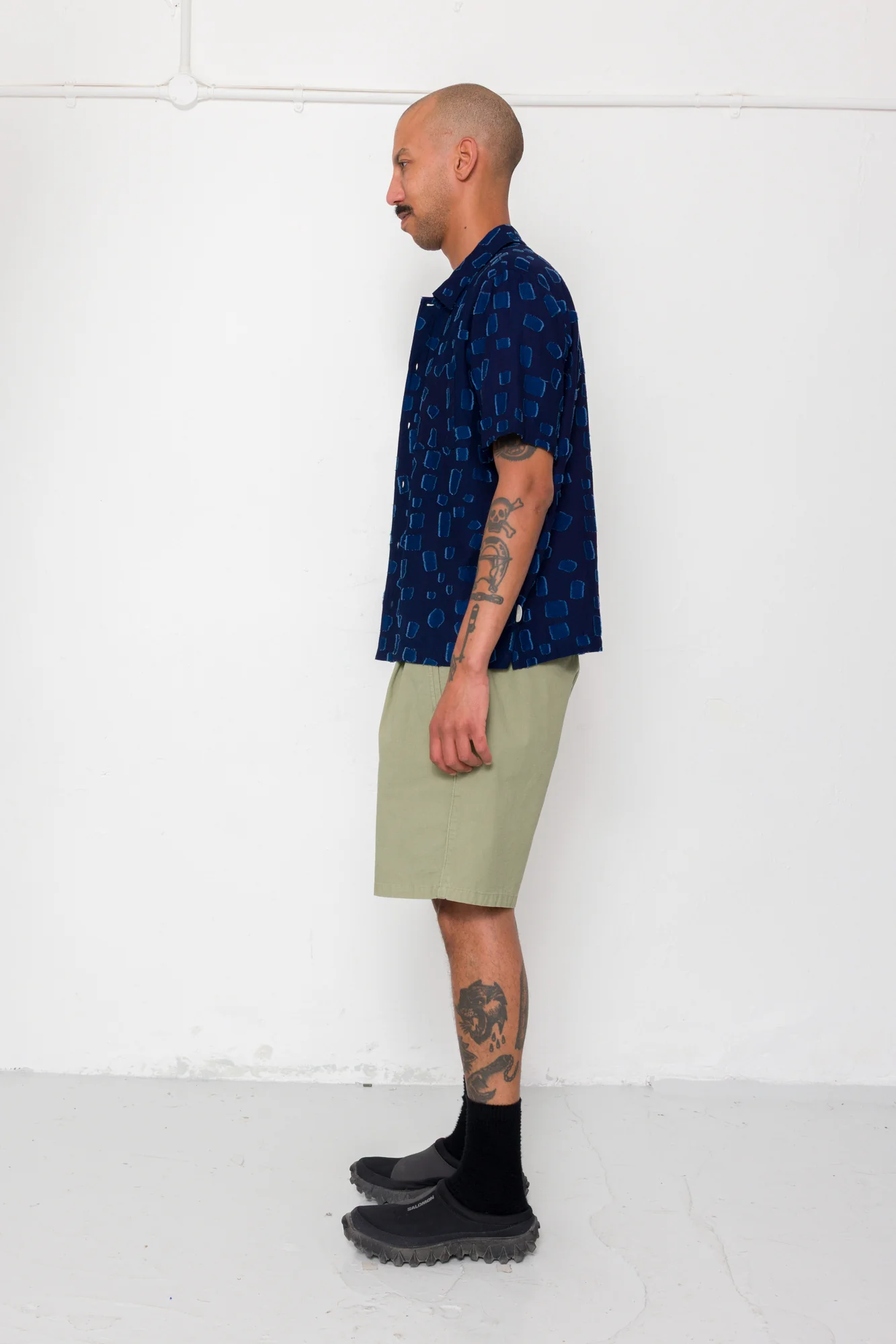 Gabe Shirt - Indigo Irregular Dot - Image 7