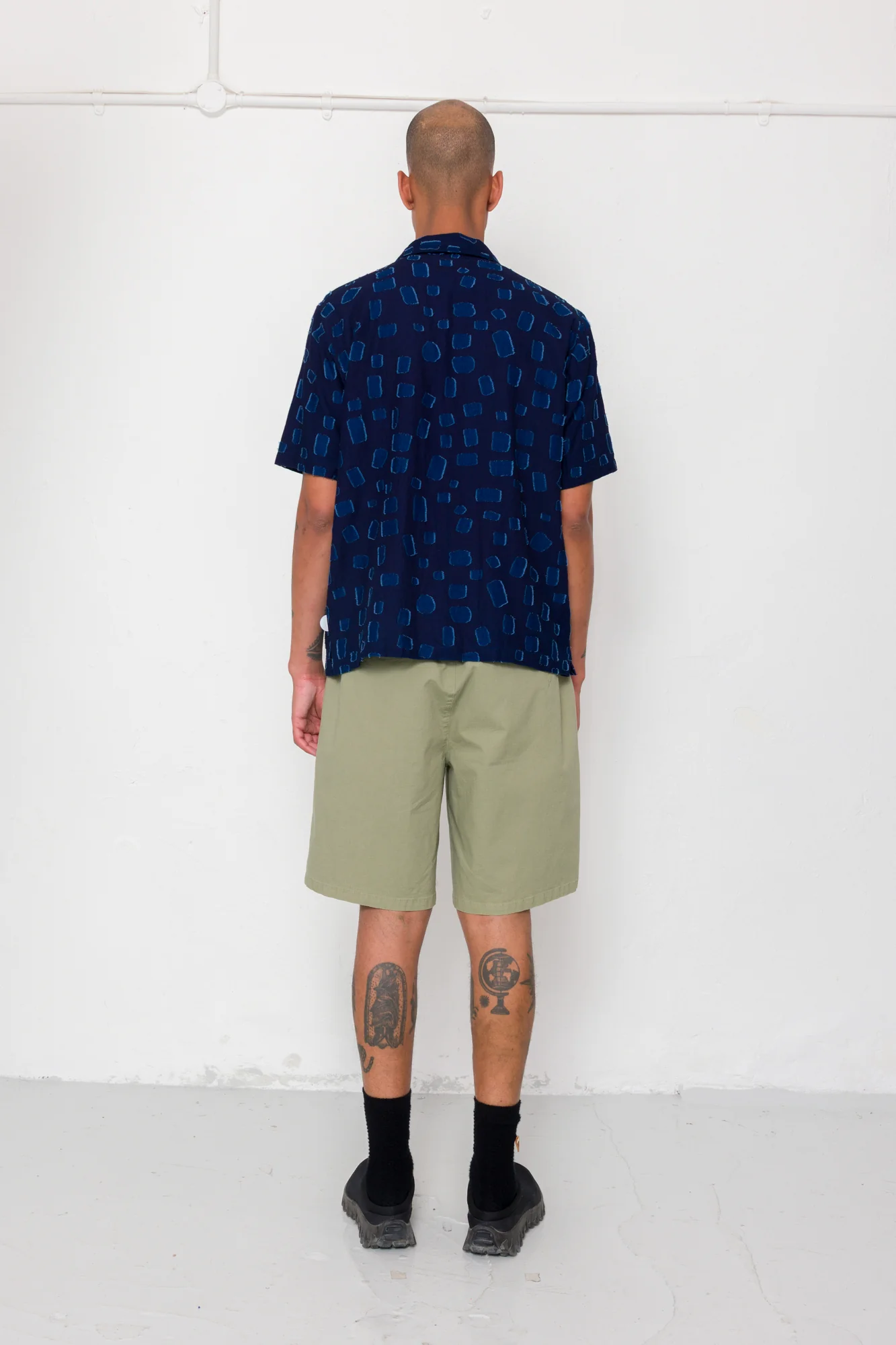 Gabe Shirt - Indigo Irregular Dot - Image 9