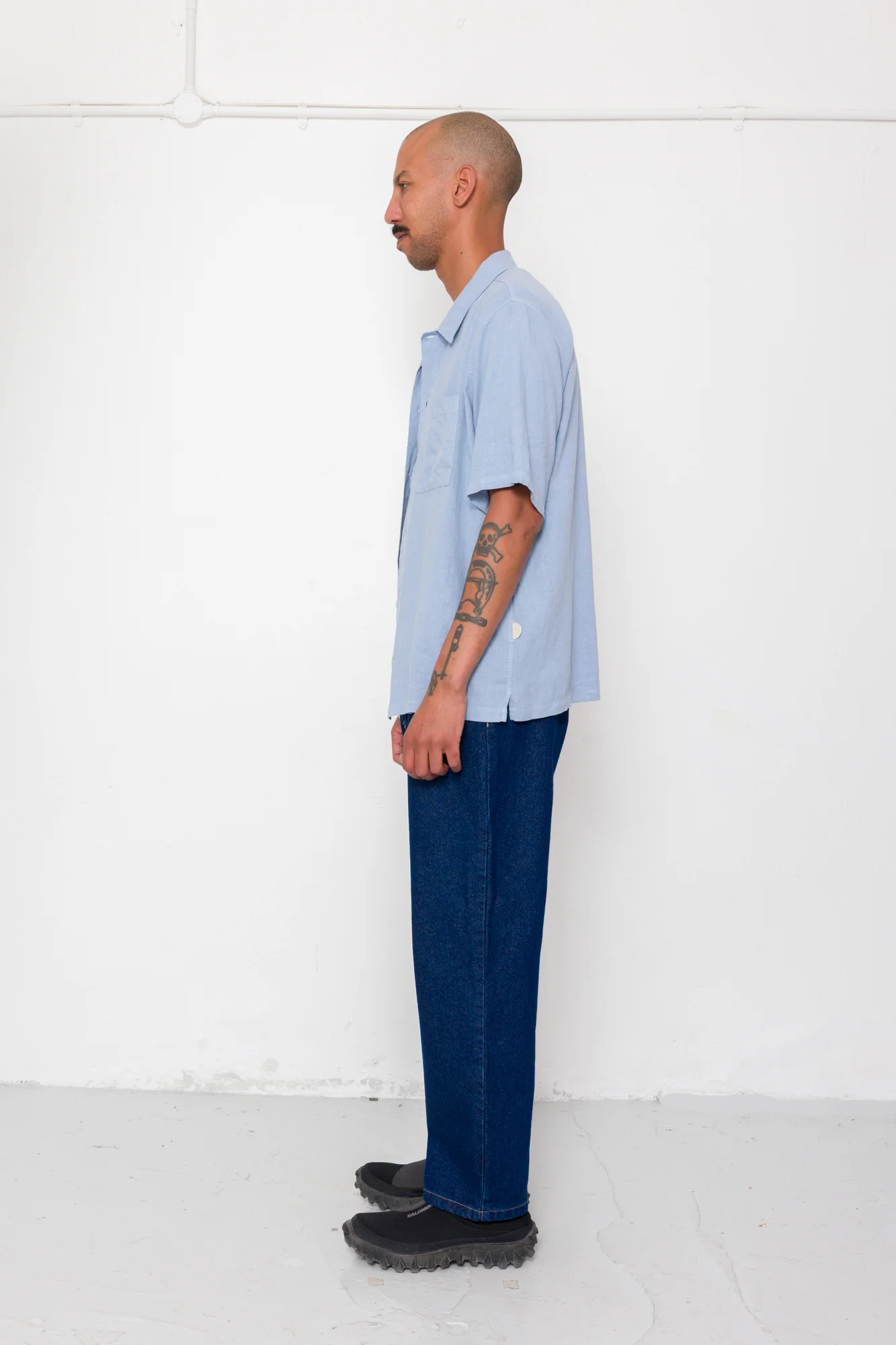 Gabe Shirt - Soft Blue - Image 4